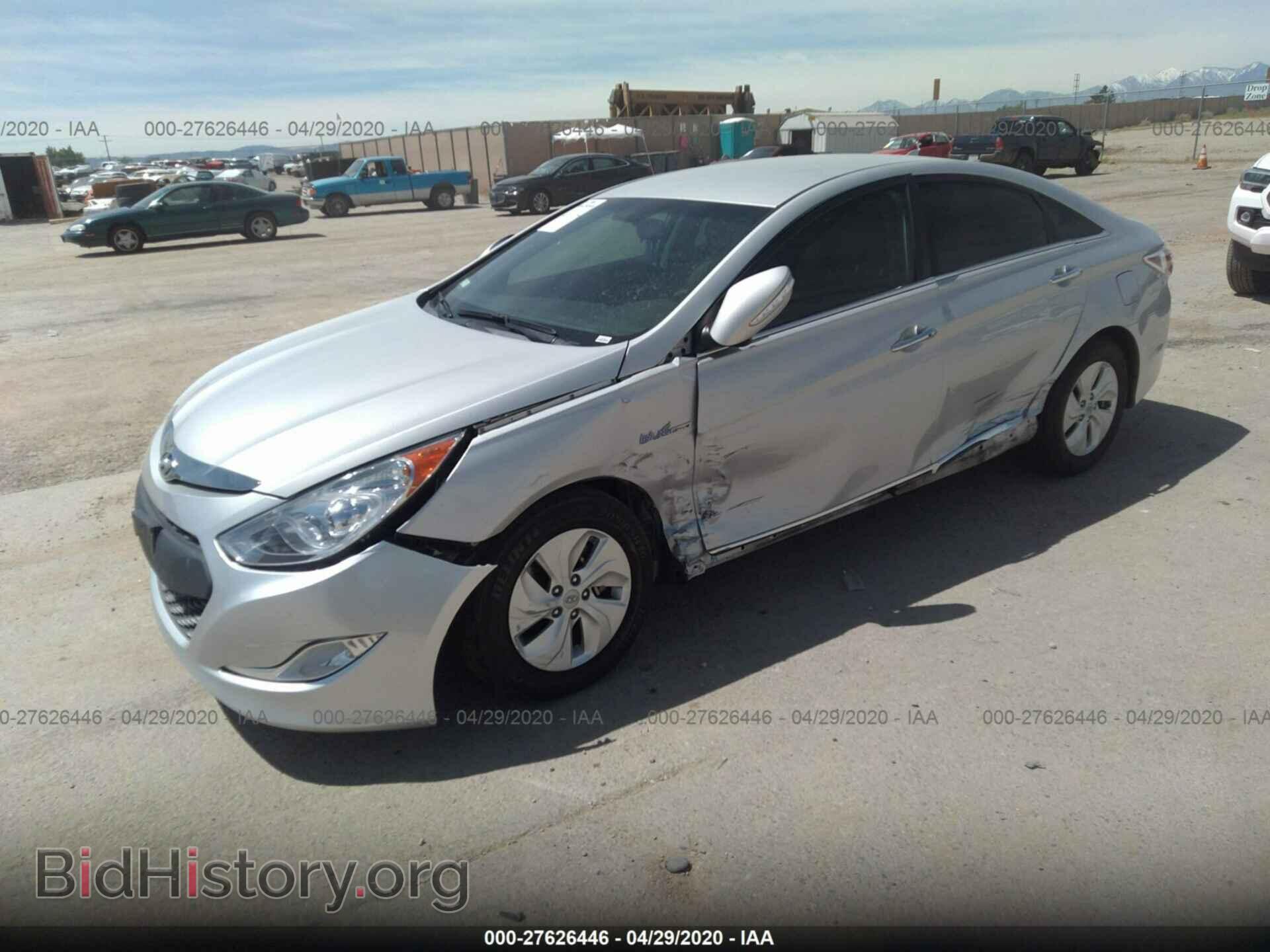 2014 HYUNDAI SONATA - VIN: KMHEC4A44EA110763 - Фото 2