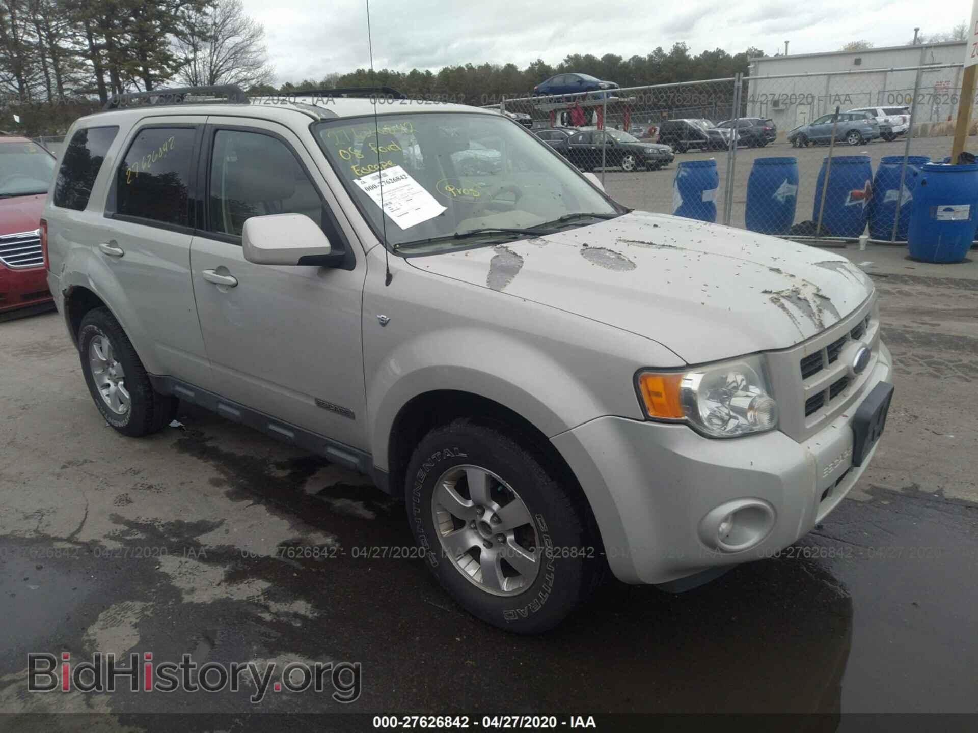 Photo 1FMCU94178KA66534 - FORD ESCAPE 2008