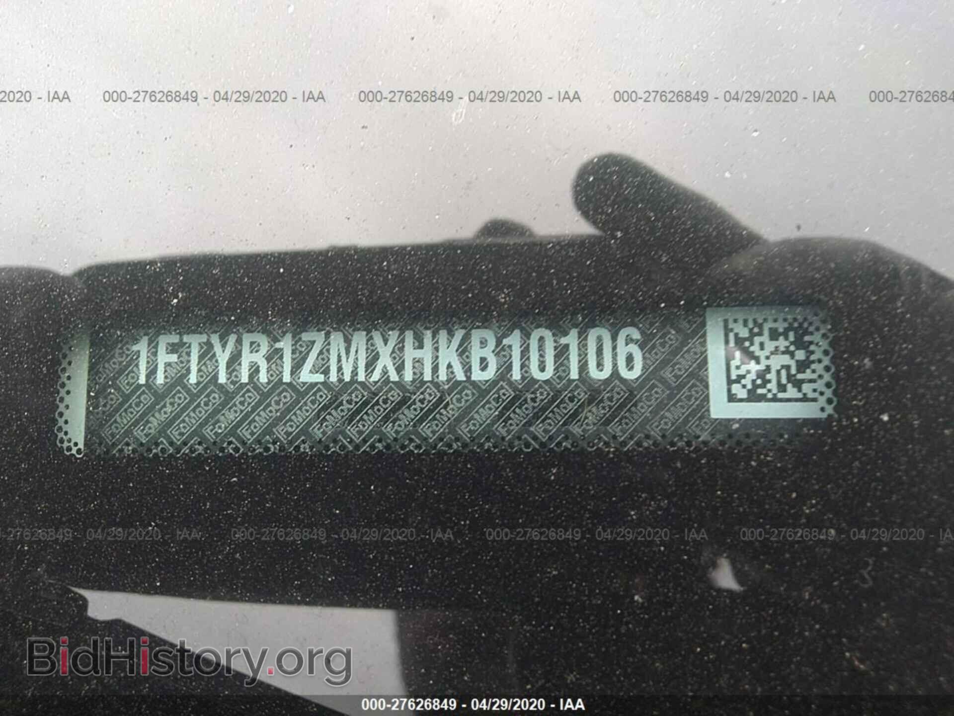 2017 FORD TRANSIT - VIN: 1FTYR1ZMXHKB10106 - Фото 9