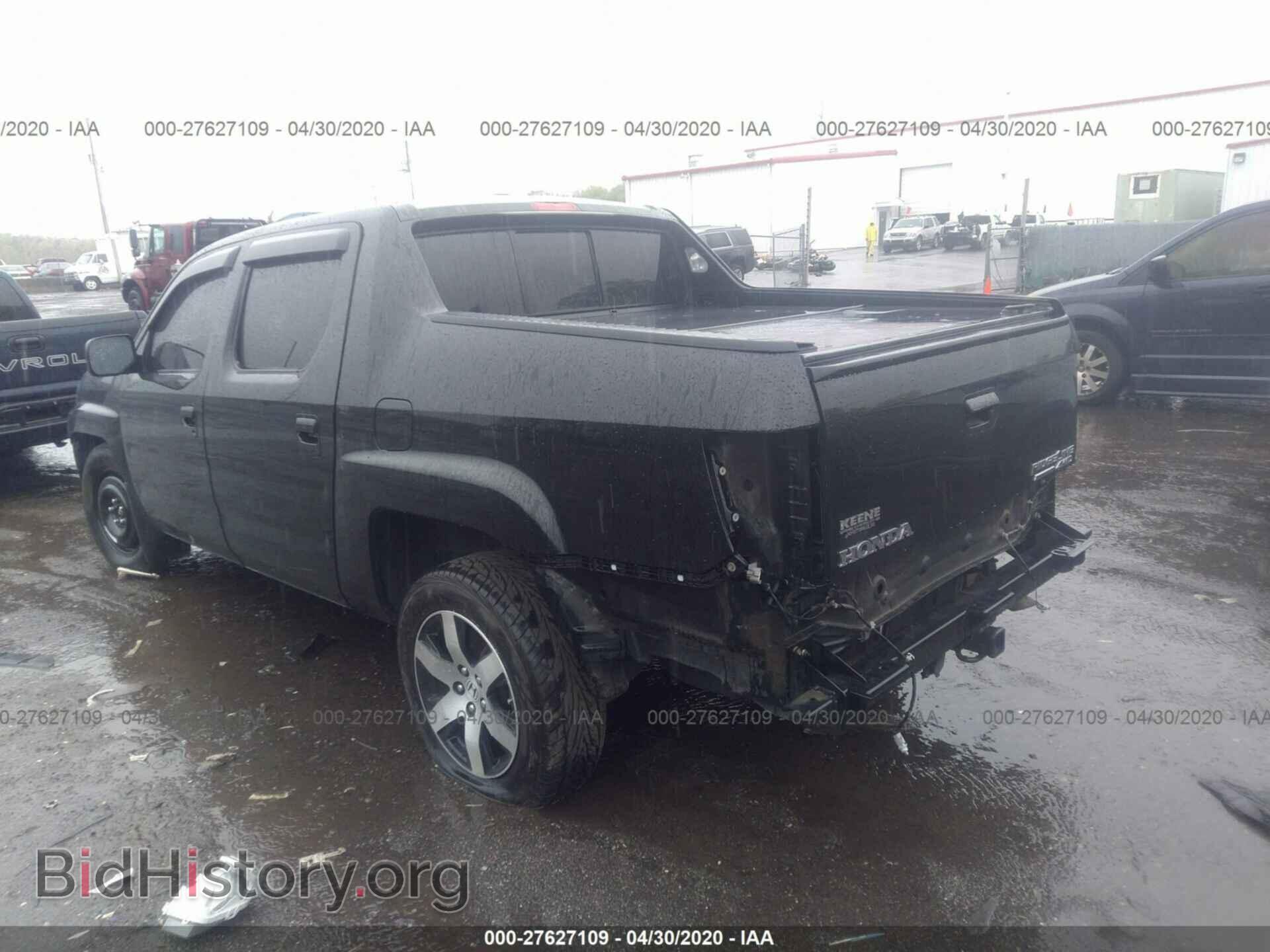 2014 HONDA RIDGELINE - VIN: 5FPYK1F63EB010004 - Фото 3