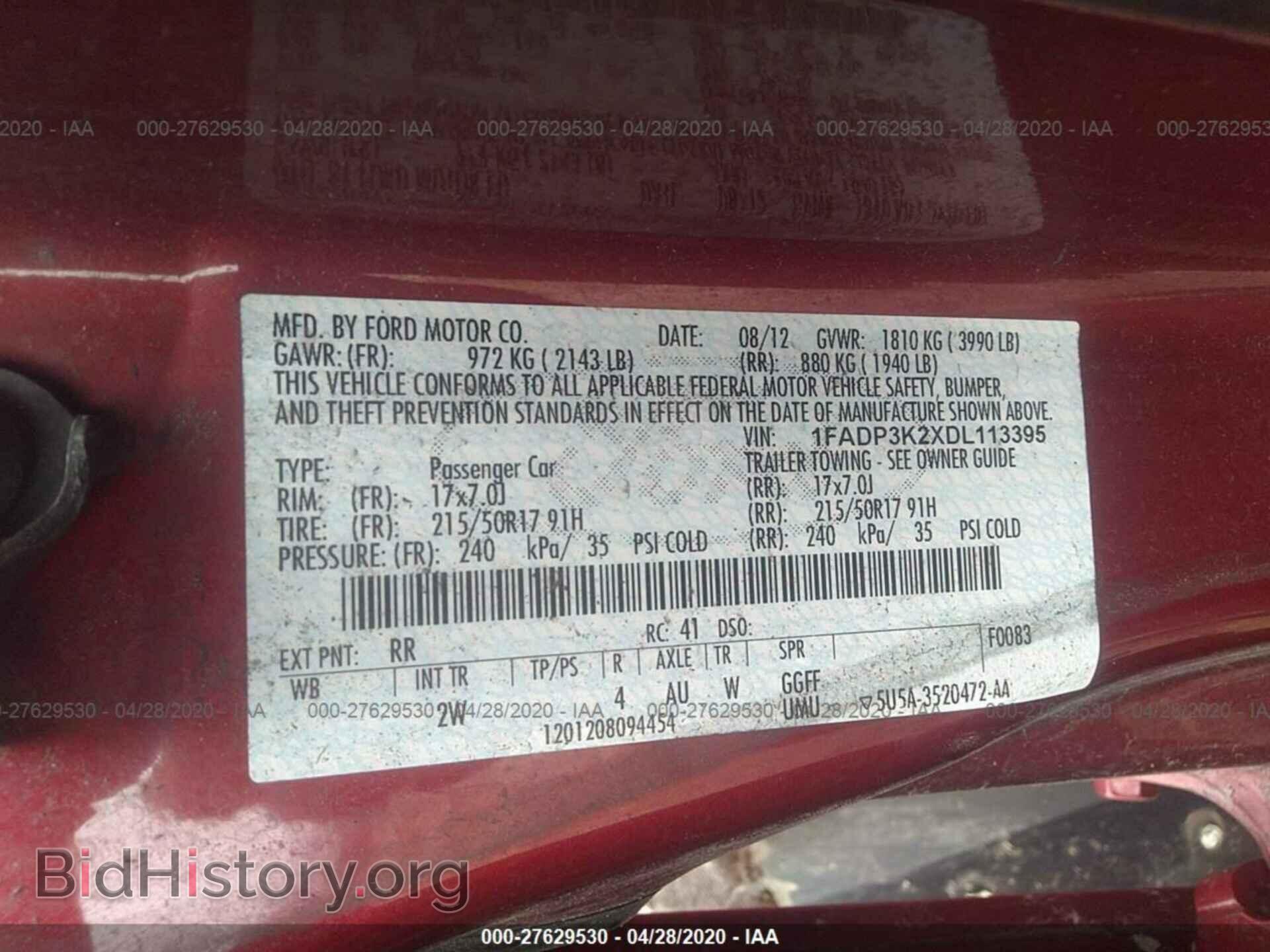 2013 FORD FOCUS - VIN: 1FADP3K2XDL113395 - Photo 9