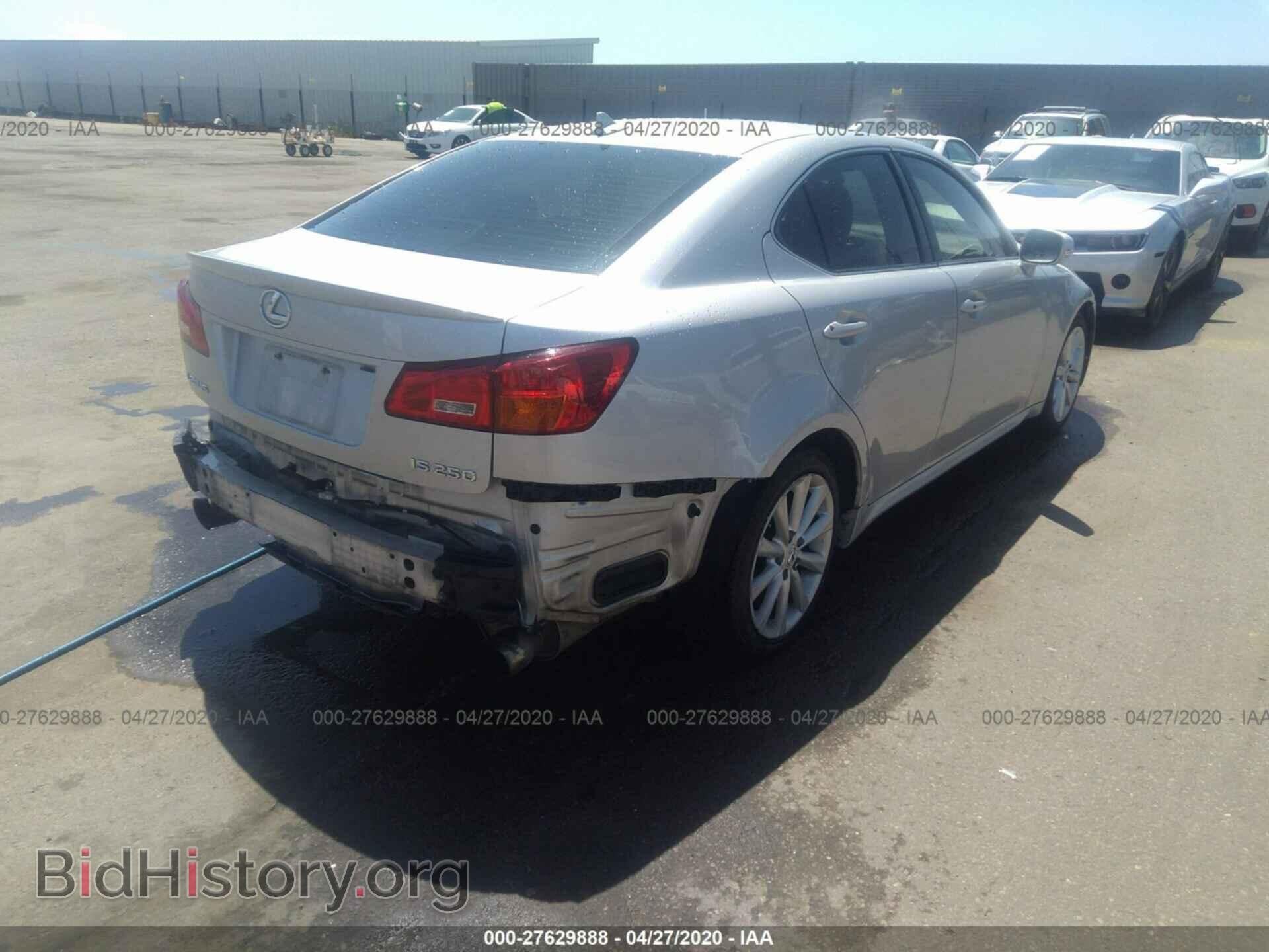 2009 LEXUS IS - VIN: JTHBK262295092640 - Фото 4
