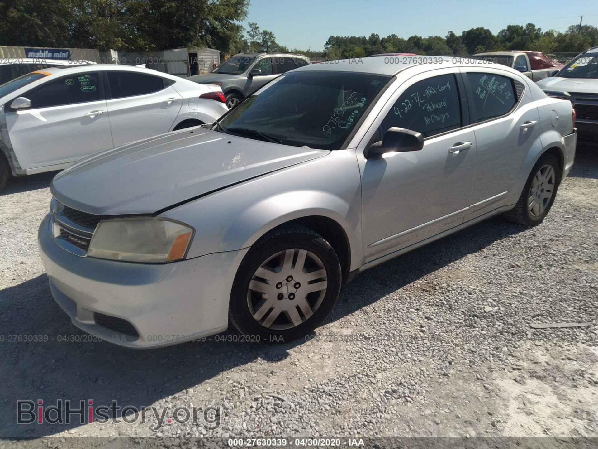 2011 DODGE AVENGER - VIN: 1B3BD4FB0BN541151 - Фото 2