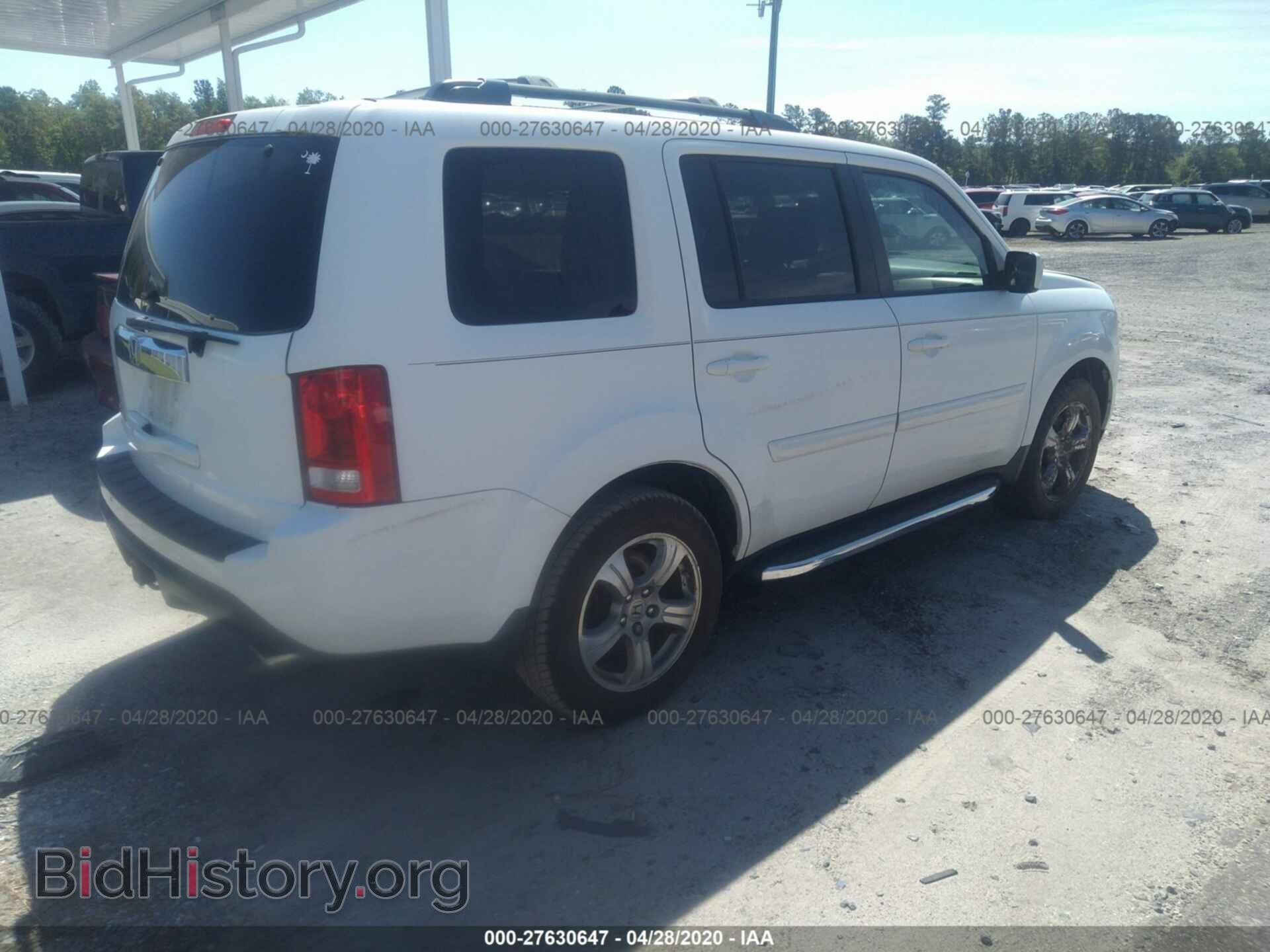 2012 HONDA PILOT - VIN: 5FNYF3H54CB017103 - Фото 4