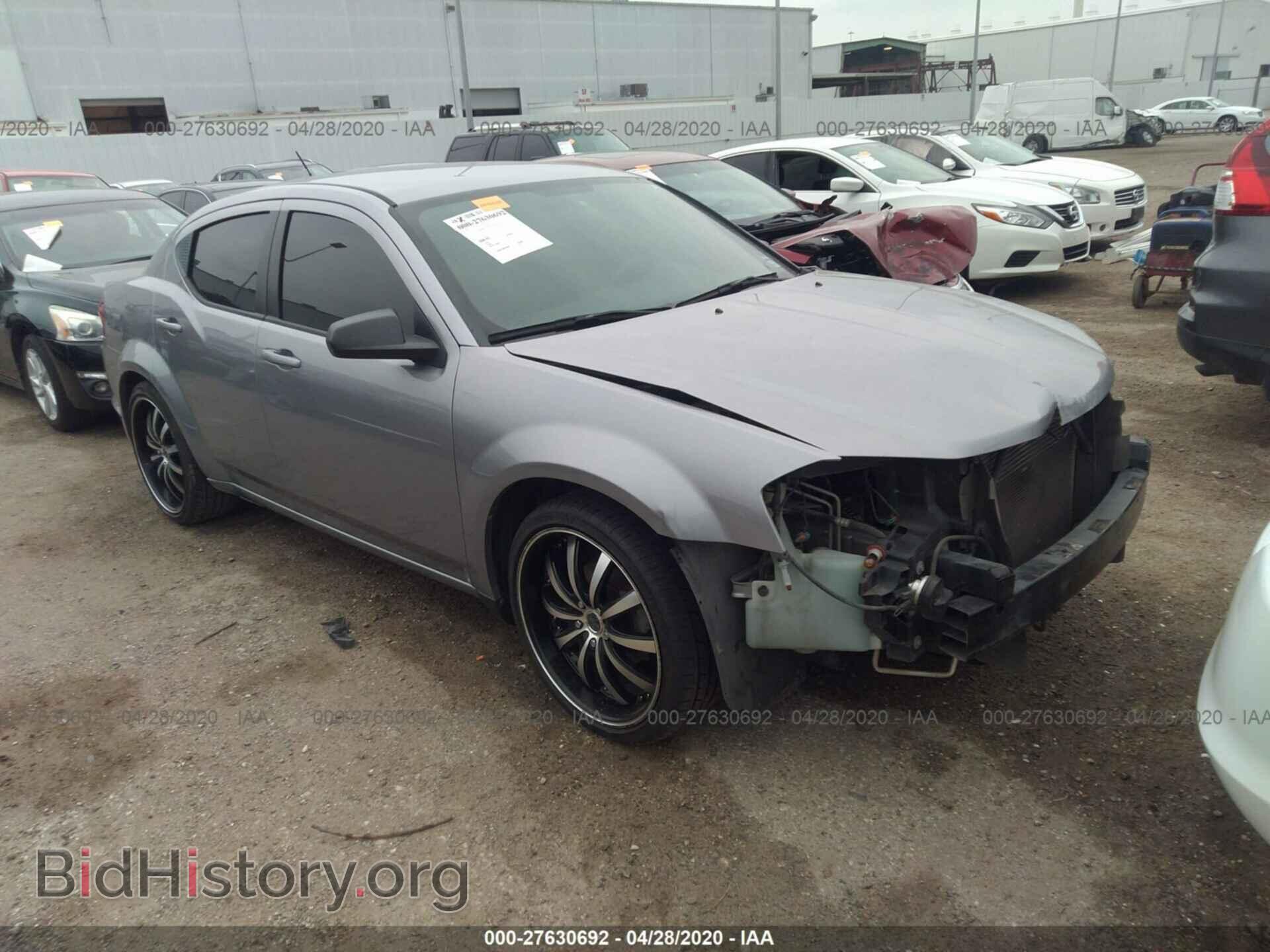 Photo 1C3CDZAB2EN118765 - DODGE AVENGER 2014