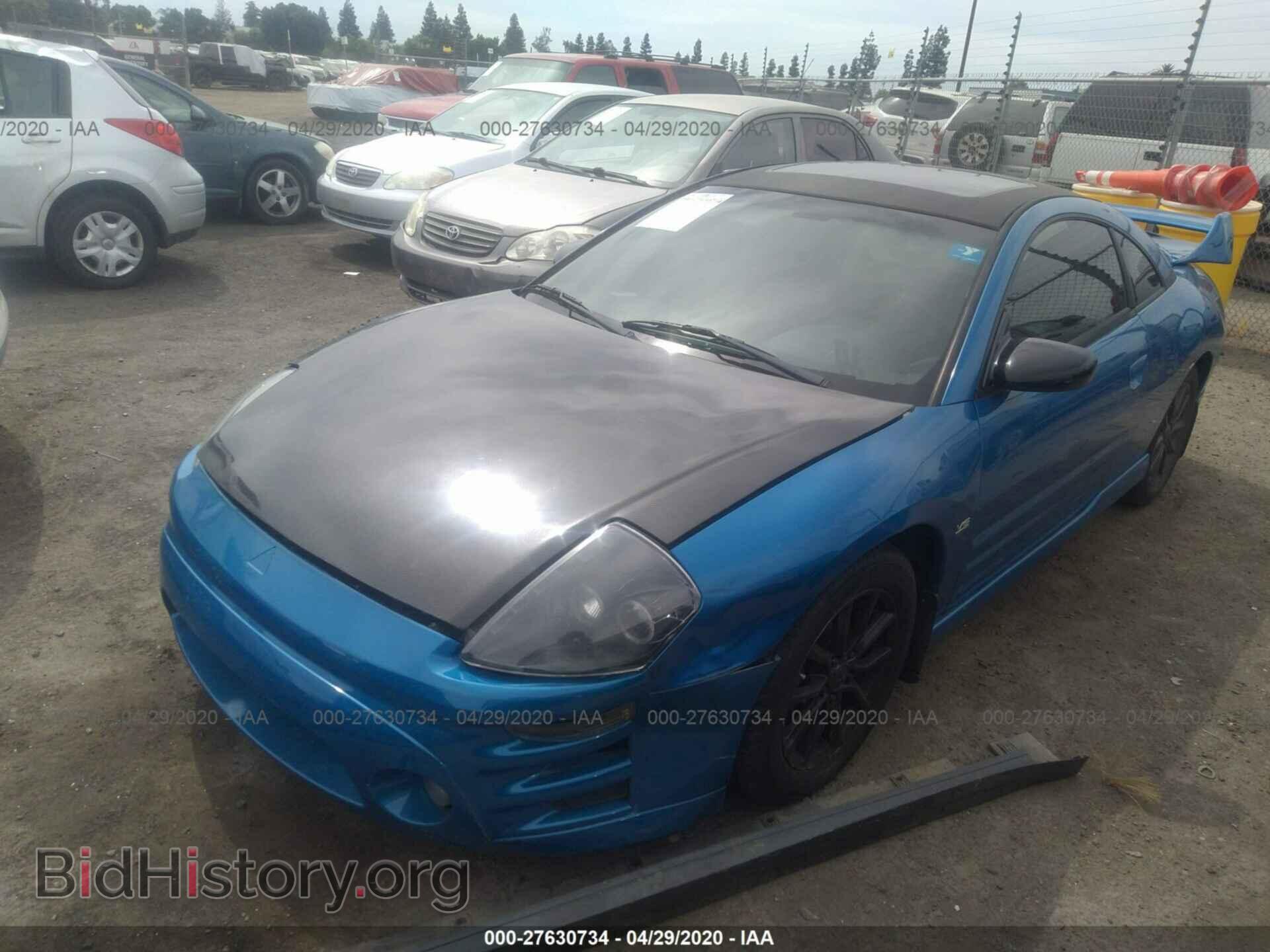 2003 MITSUBISHI ECLIPSE - VIN: 4A3AC74H93E008784 - Фото 2