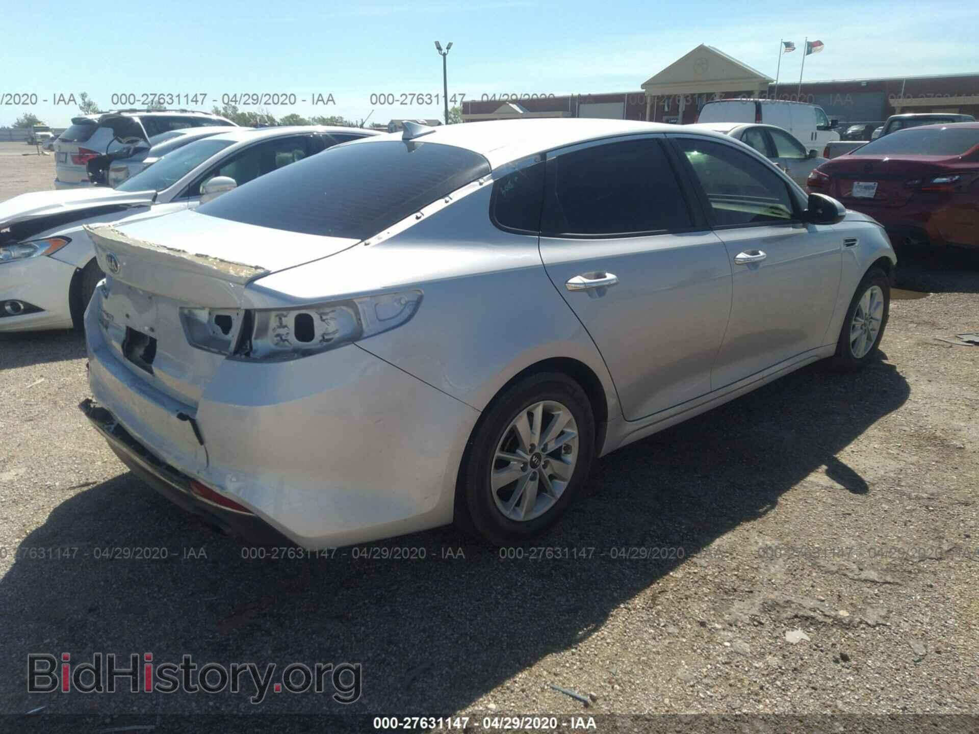 2016 KIA OPTIMA - VIN: KNAGT4L38G5109013 - Фото 4