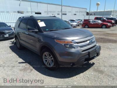 2012 Ford EXPLORER XLT, серый — VIN 1FMHK7D84CGA51899, IAAI