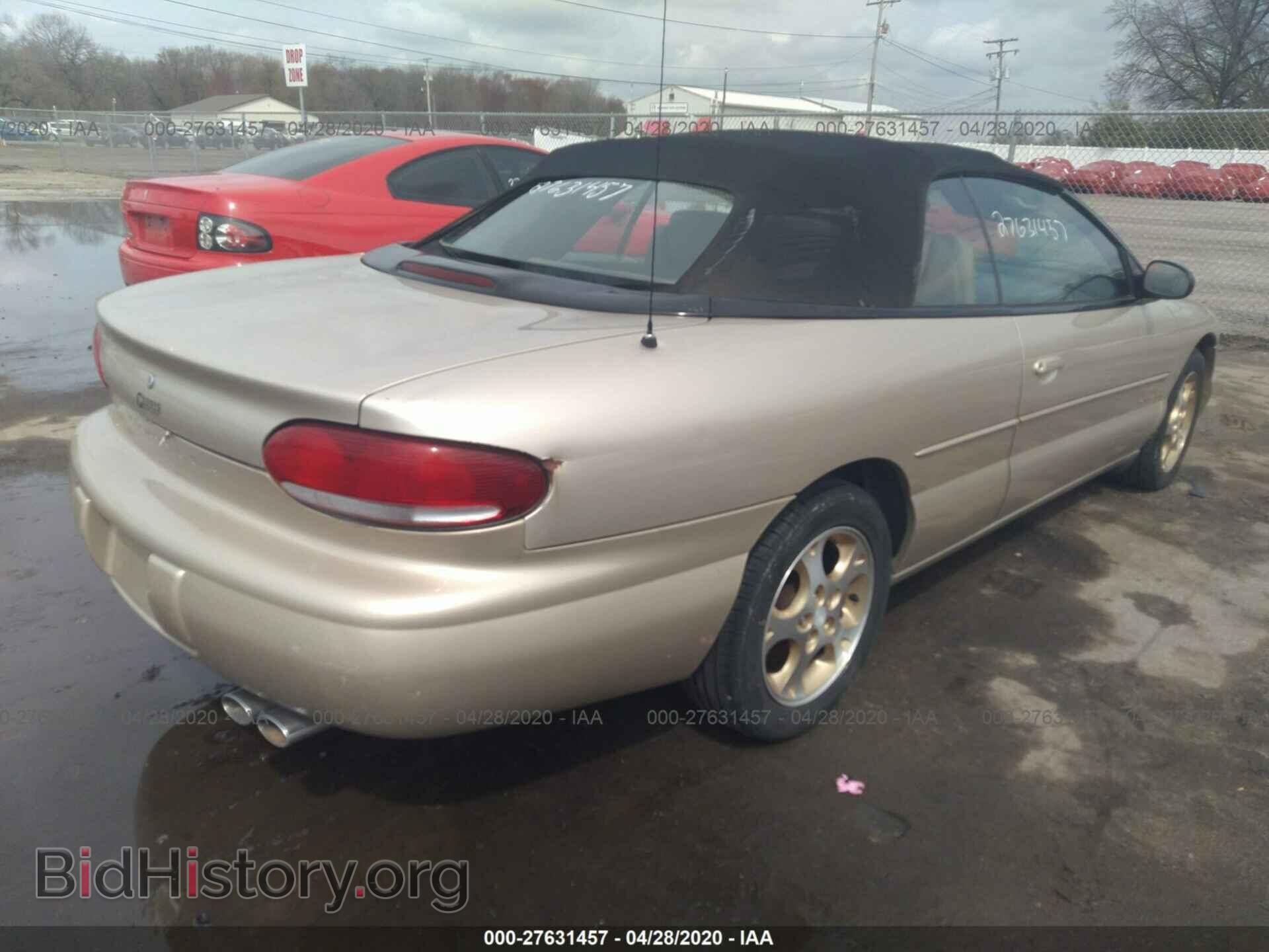 1999 CHRYSLER SEBRING - VIN: 3C3EL55H8XT586294 - Фото 4