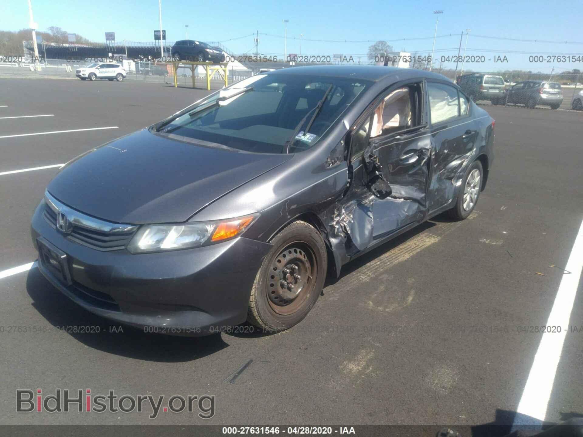 2012 HONDA CIVIC SDN - VIN: 2HGFB2F59CH304111 - Фото 2