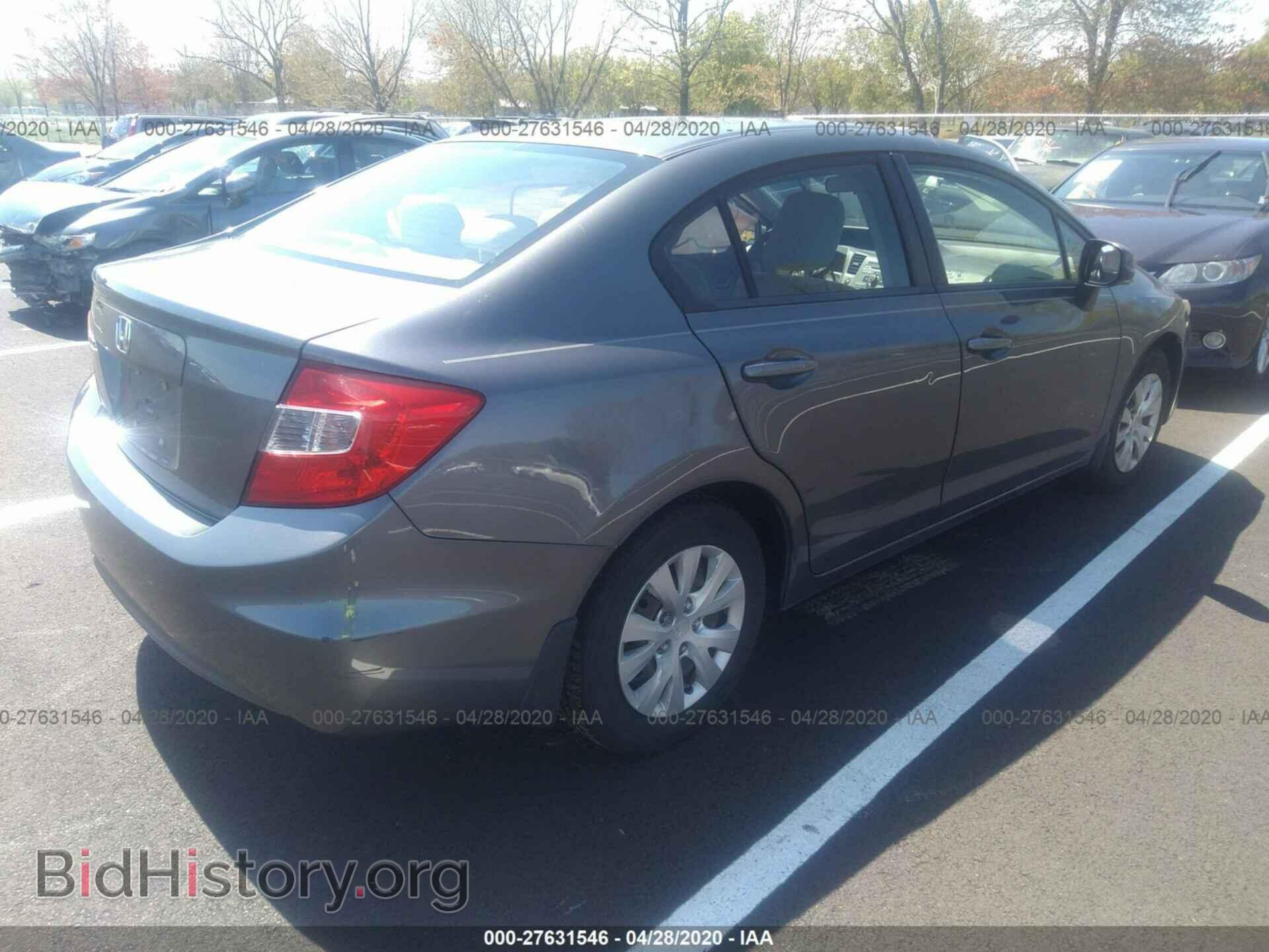 2012 HONDA CIVIC SDN - VIN: 2HGFB2F59CH304111 - Фото 4