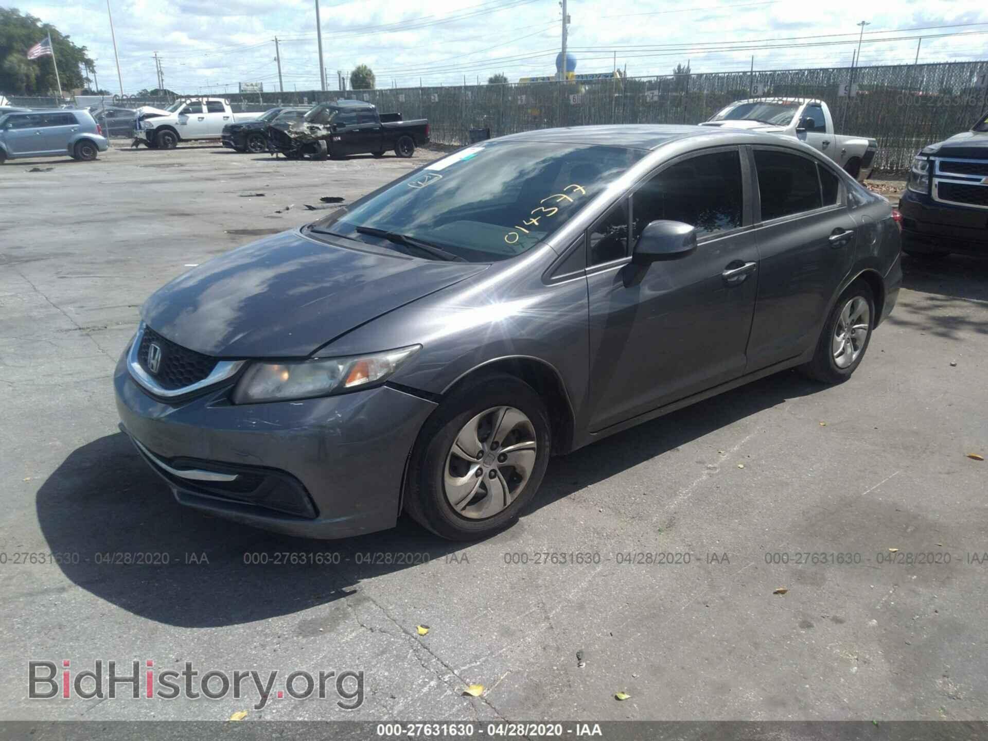 2013 HONDA CIVIC - VIN: 19XFB2F55DE014377 - Фото 2