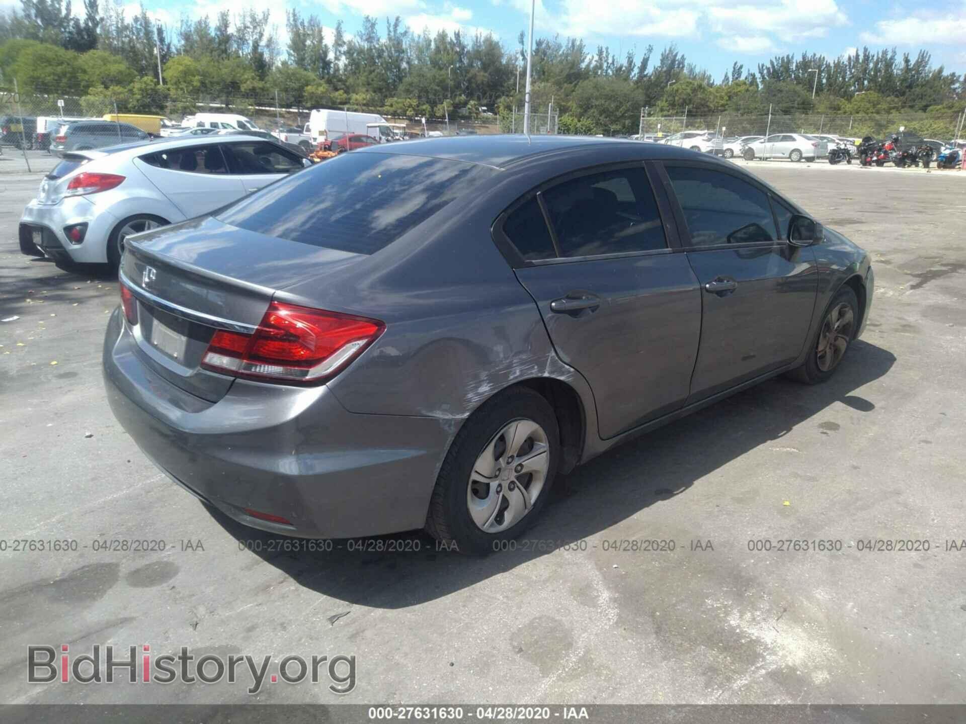 2013 HONDA CIVIC - VIN: 19XFB2F55DE014377 - Фото 4