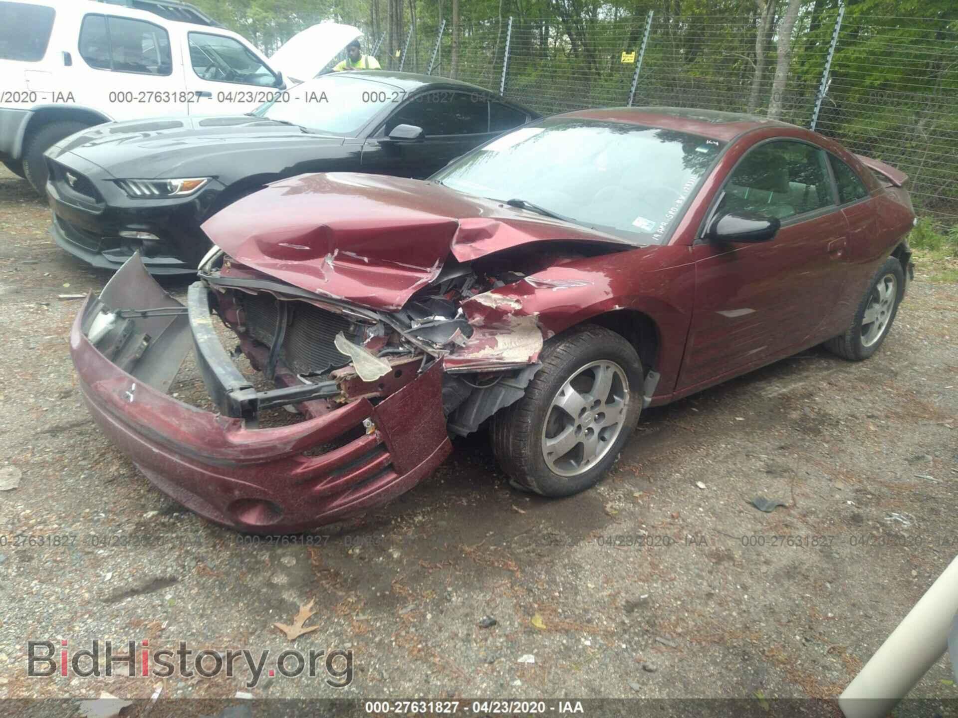 2003 MITSUBISHI ECLIPSE - VIN: 4A3AC44G83E194131 - Фото 2