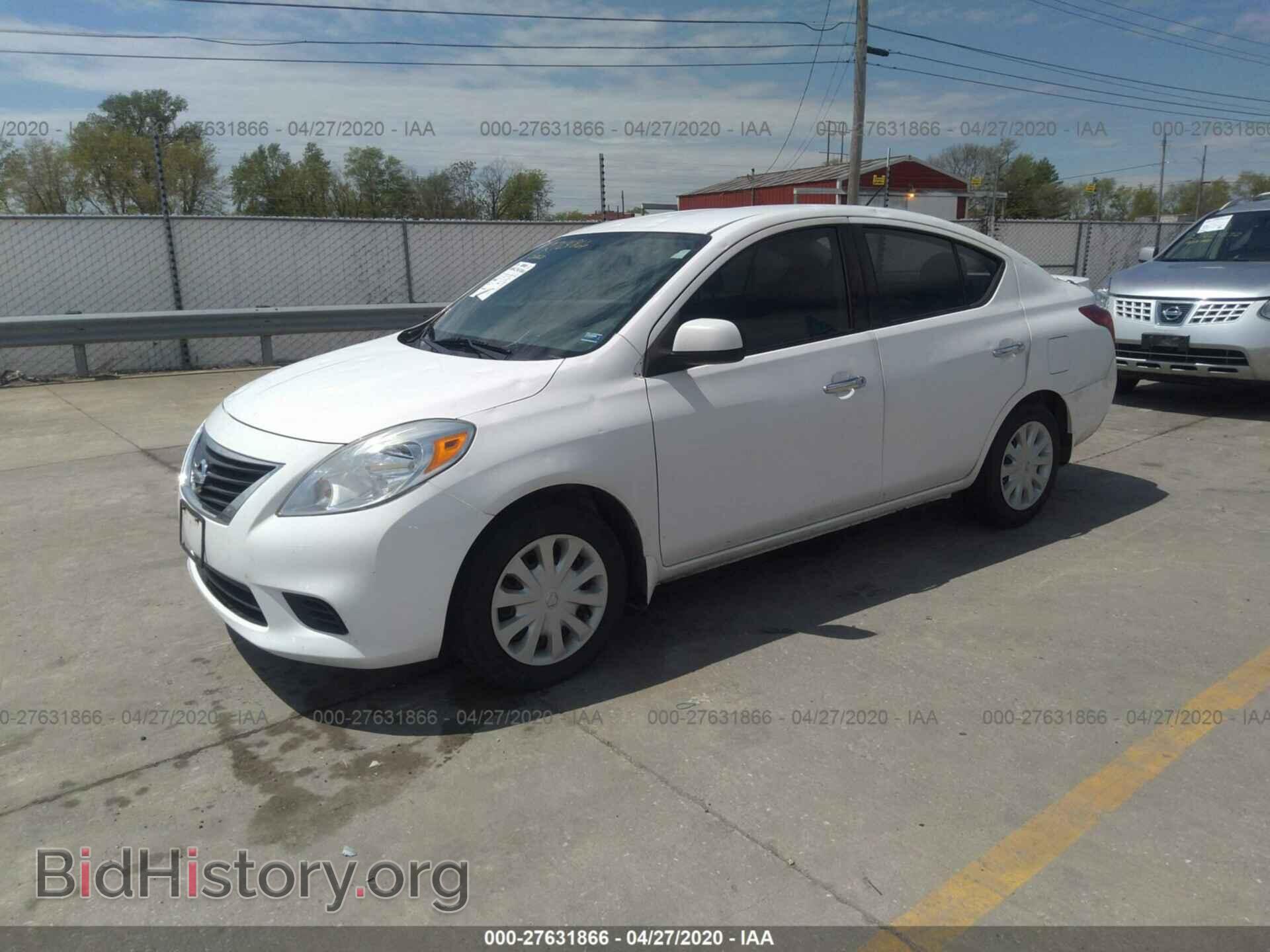 2014 NISSAN VERSA - VIN: 3N1CN7AP6EL830434 - Фото 2