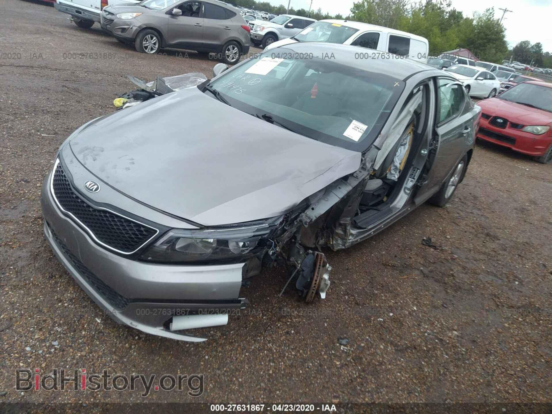 2015 KIA OPTIMA - VIN: 5XXGM4A74FG491475 - Photo 2