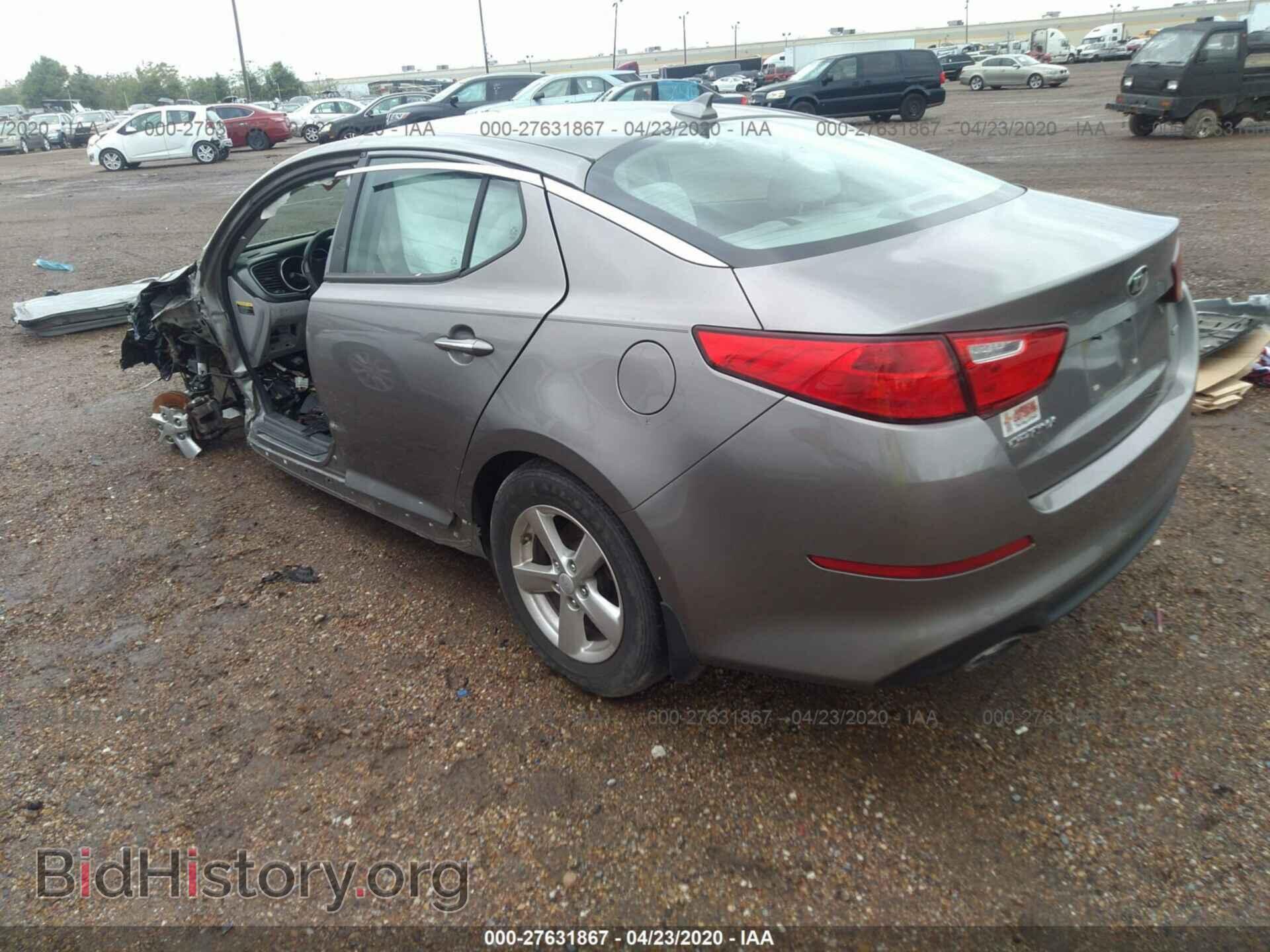 2015 KIA OPTIMA - VIN: 5XXGM4A74FG491475 - Photo 3