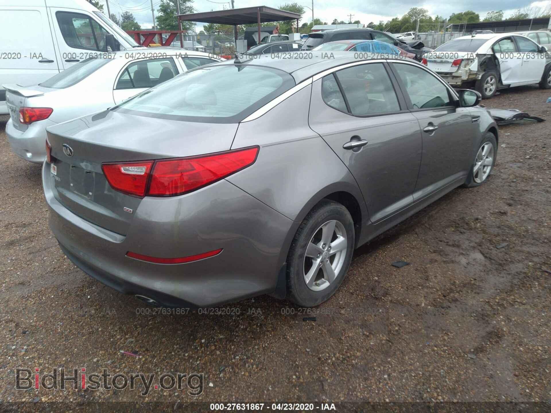 2015 KIA OPTIMA - VIN: 5XXGM4A74FG491475 - Photo 4