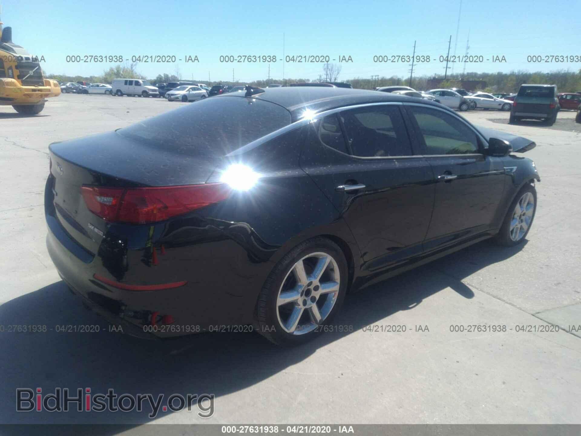2015 KIA OPTIMA - VIN: 5XXGR4A62FG496179 - Фото 4