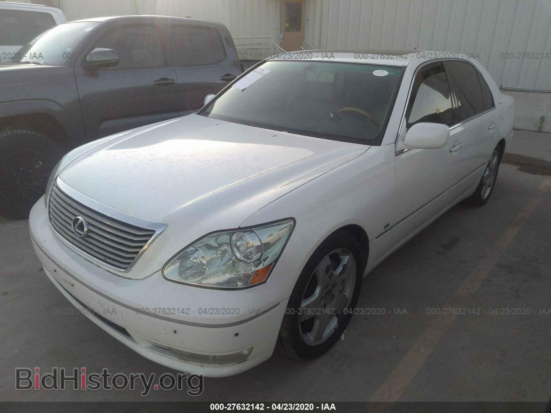 2004 LEXUS LS - VIN: JTHBN36F440152942 - Фото 2