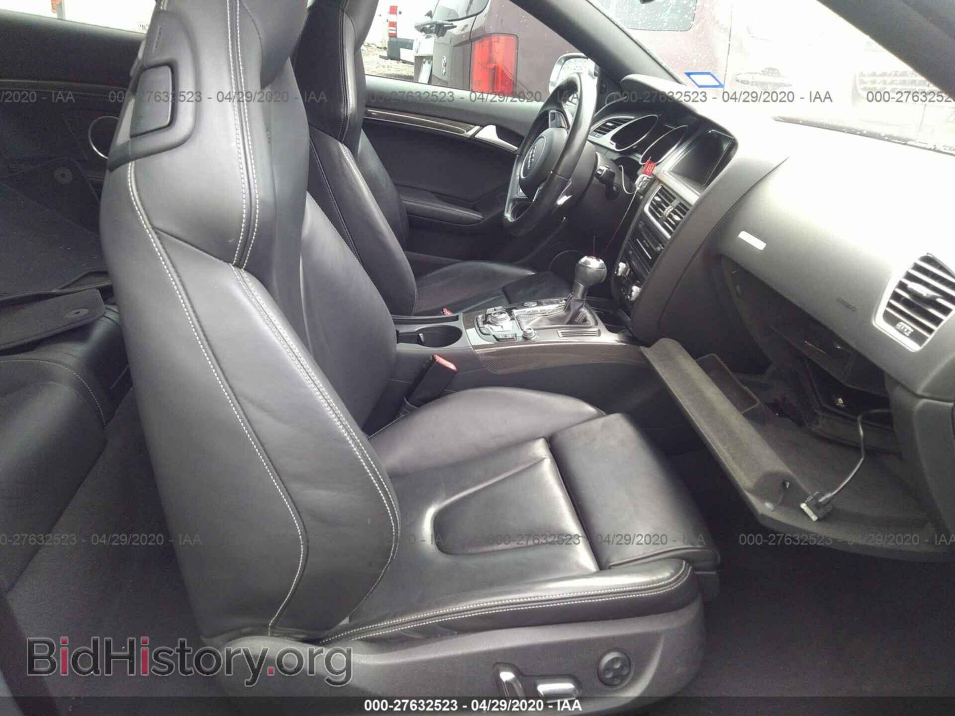 2013 AUDI S5 - VIN: WAUVGAFR0DA041402 - Фото 5