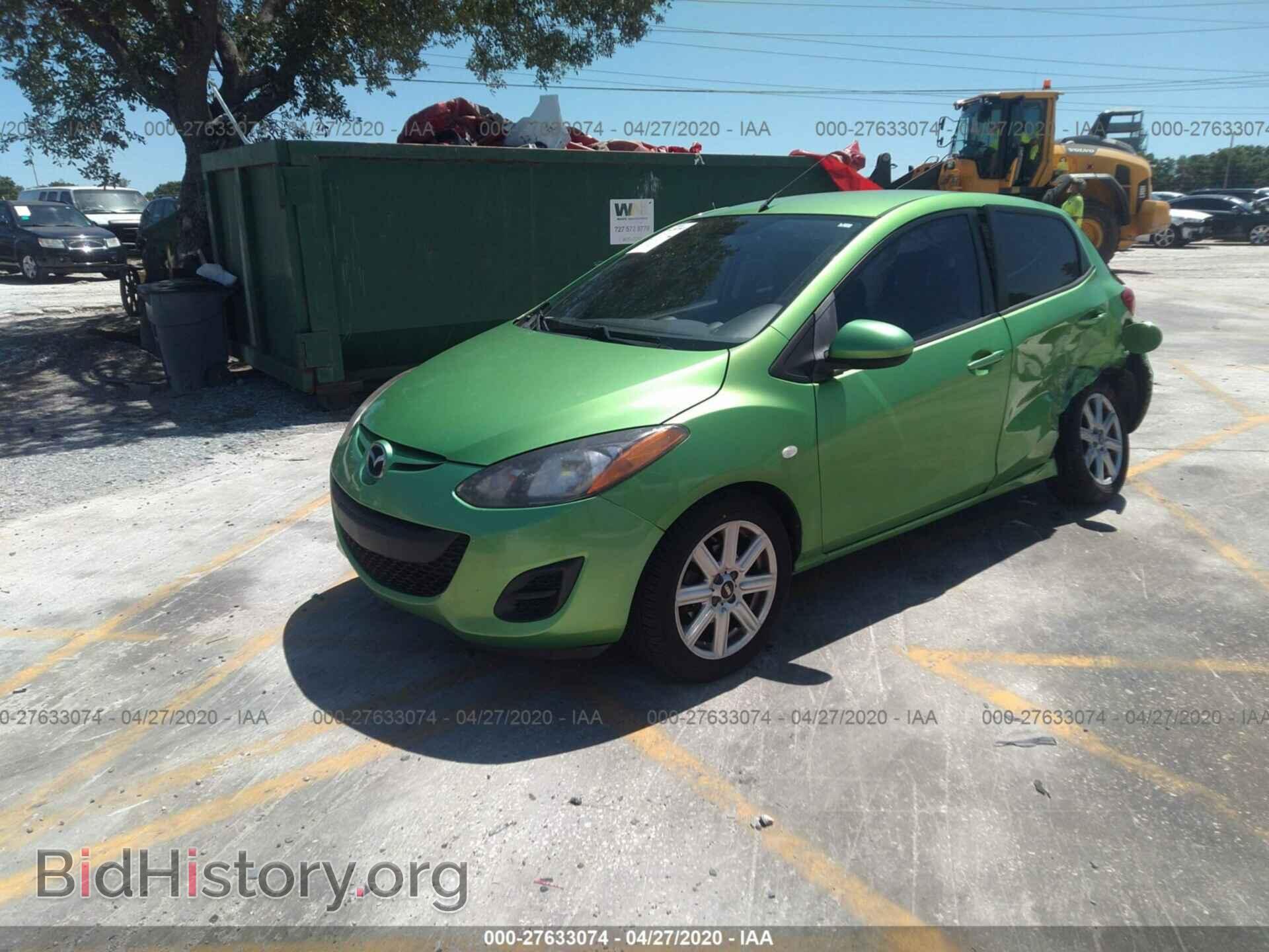 2011 MAZDA MAZDA2 - VIN: JM1DE1HY6B0126997 - Фото 2