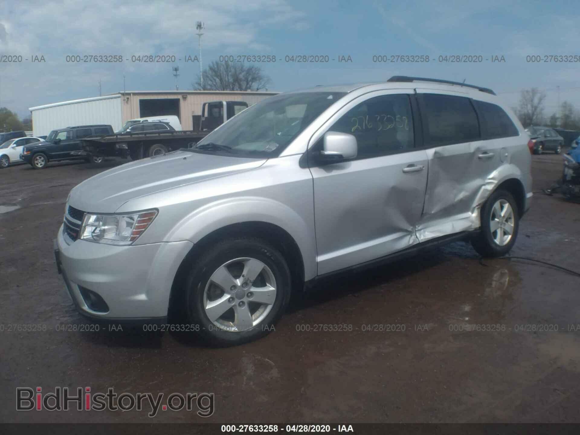 2012 DODGE JOURNEY - VIN: 3C4PDCBGXCT393883 - Фото 2