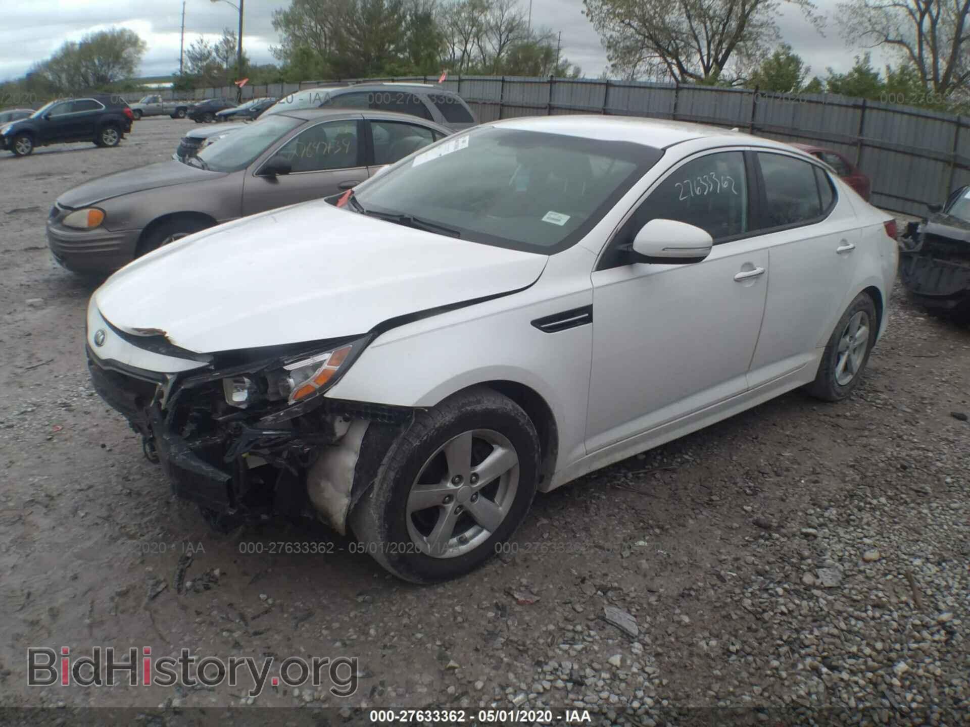 2015 KIA OPTIMA - VIN: KNAGM4A78F5644540 - Фото 2