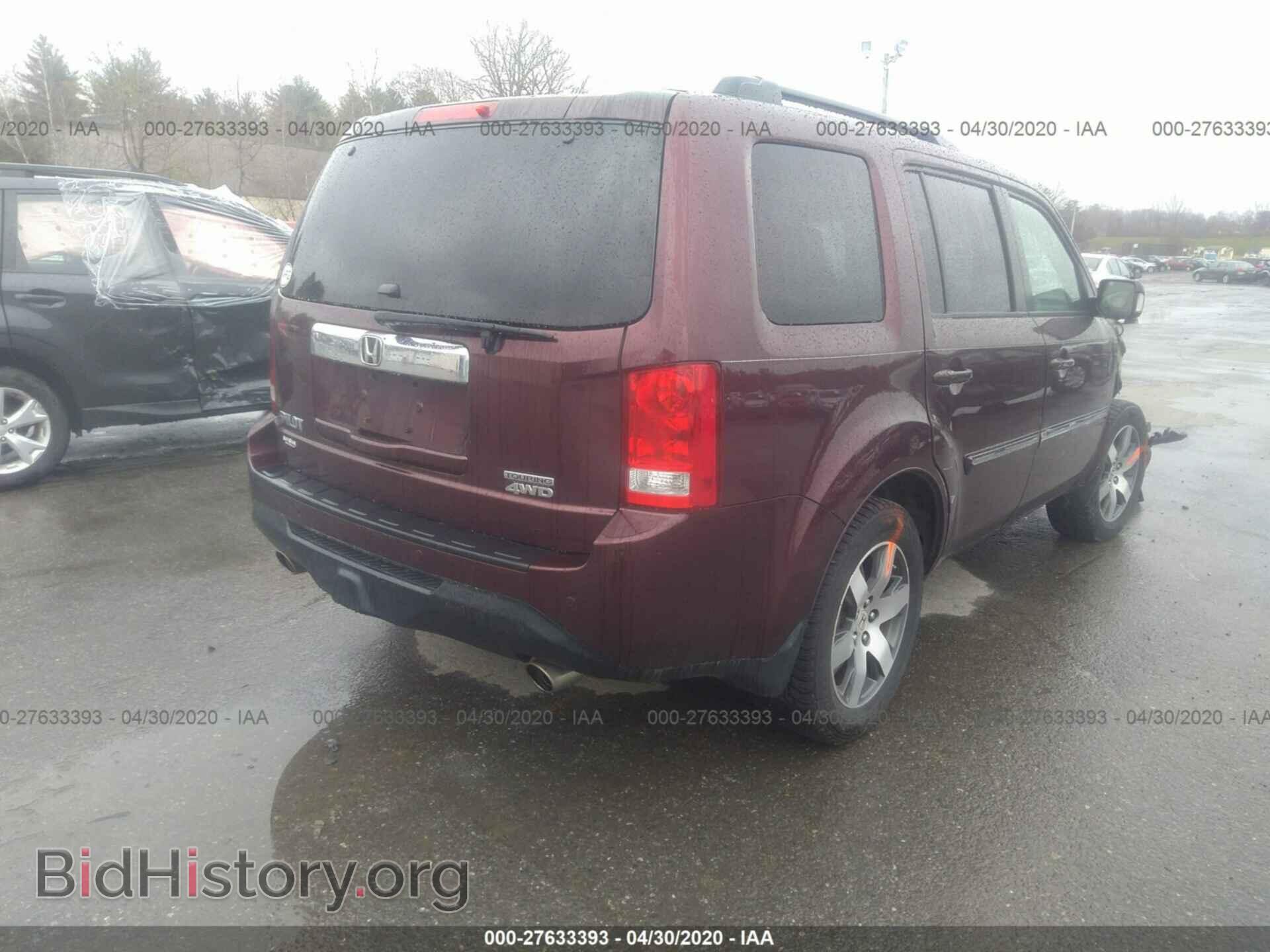 2012 HONDA PILOT - VIN: 5FNYF4H95CB037112 - Фото 4