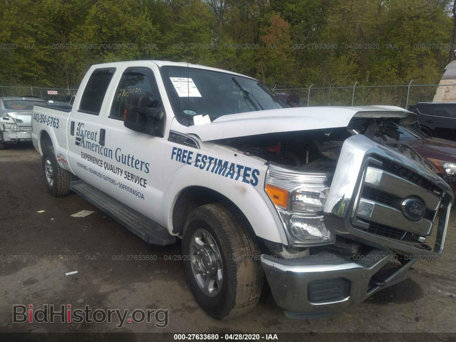 Фотография 1FT7W2A6XEEB02508 - FORD F250 2014