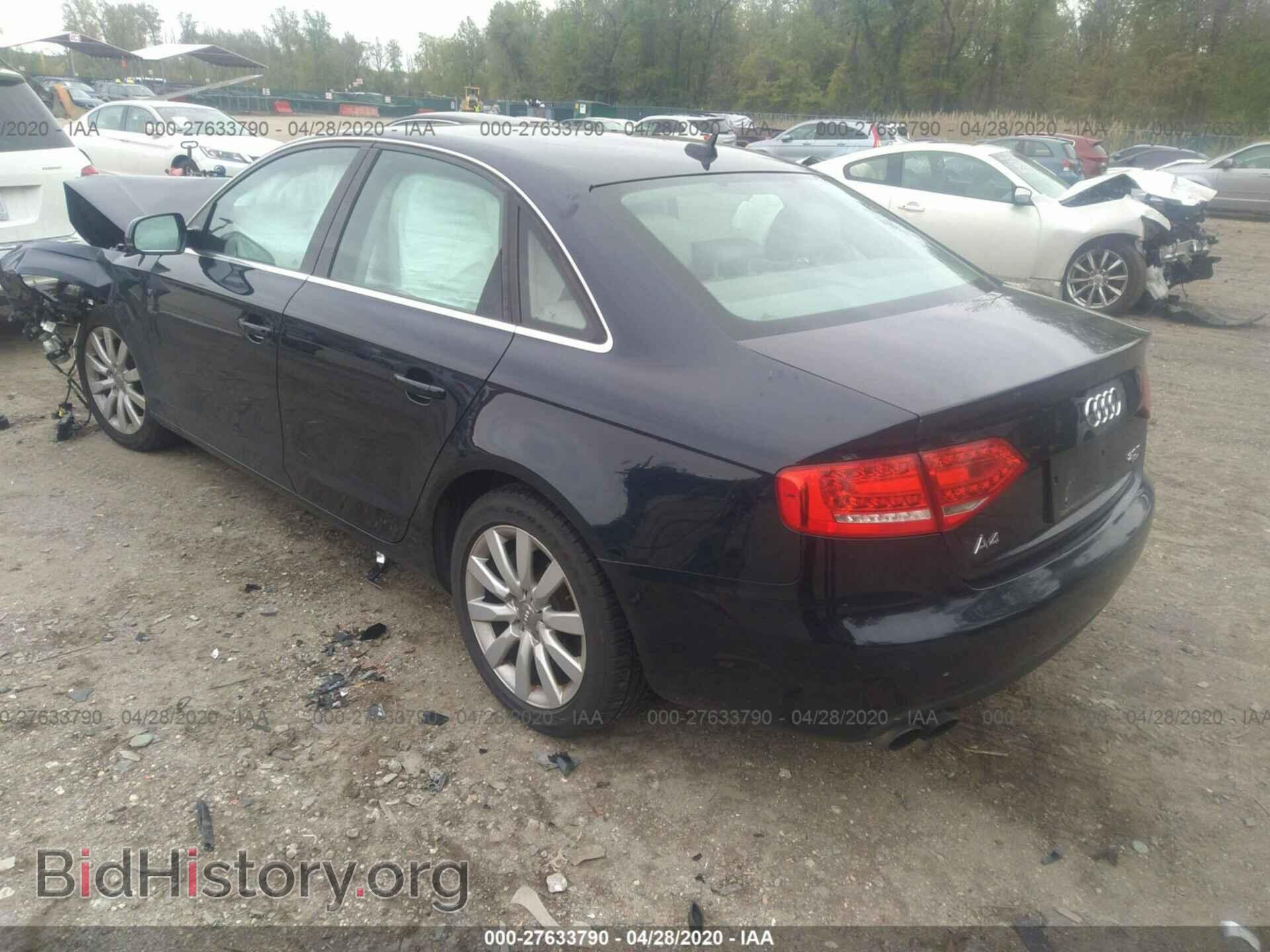 2011 AUDI A4 - VIN: WAUFFAFL9BN045750 - Фото 3