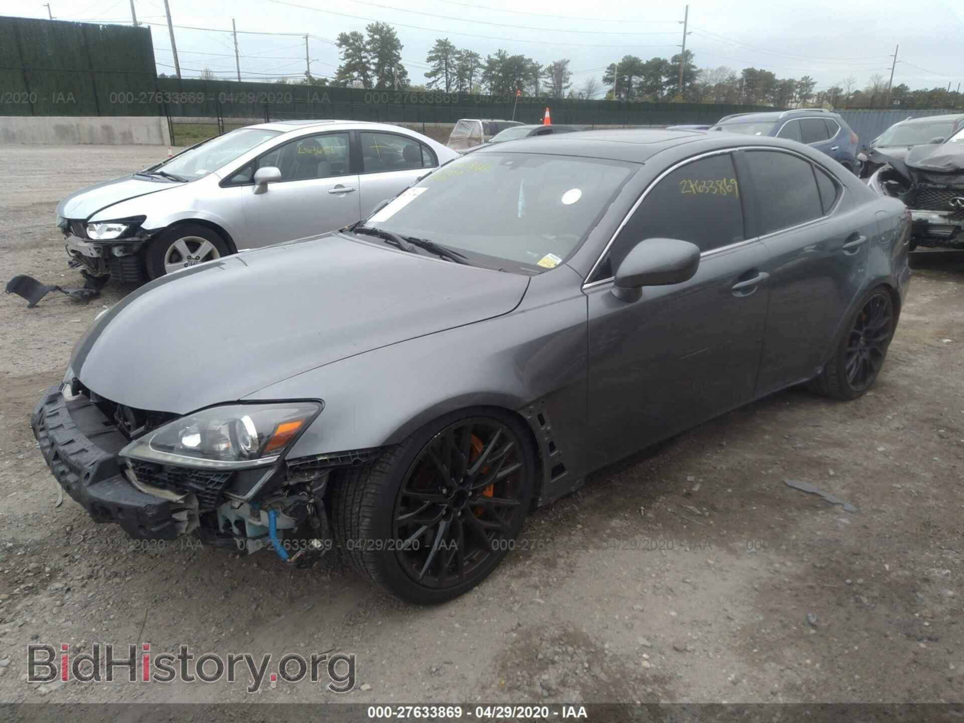 2012 LEXUS IS - VIN: JTHBP5C24C5010695 - Фото 2