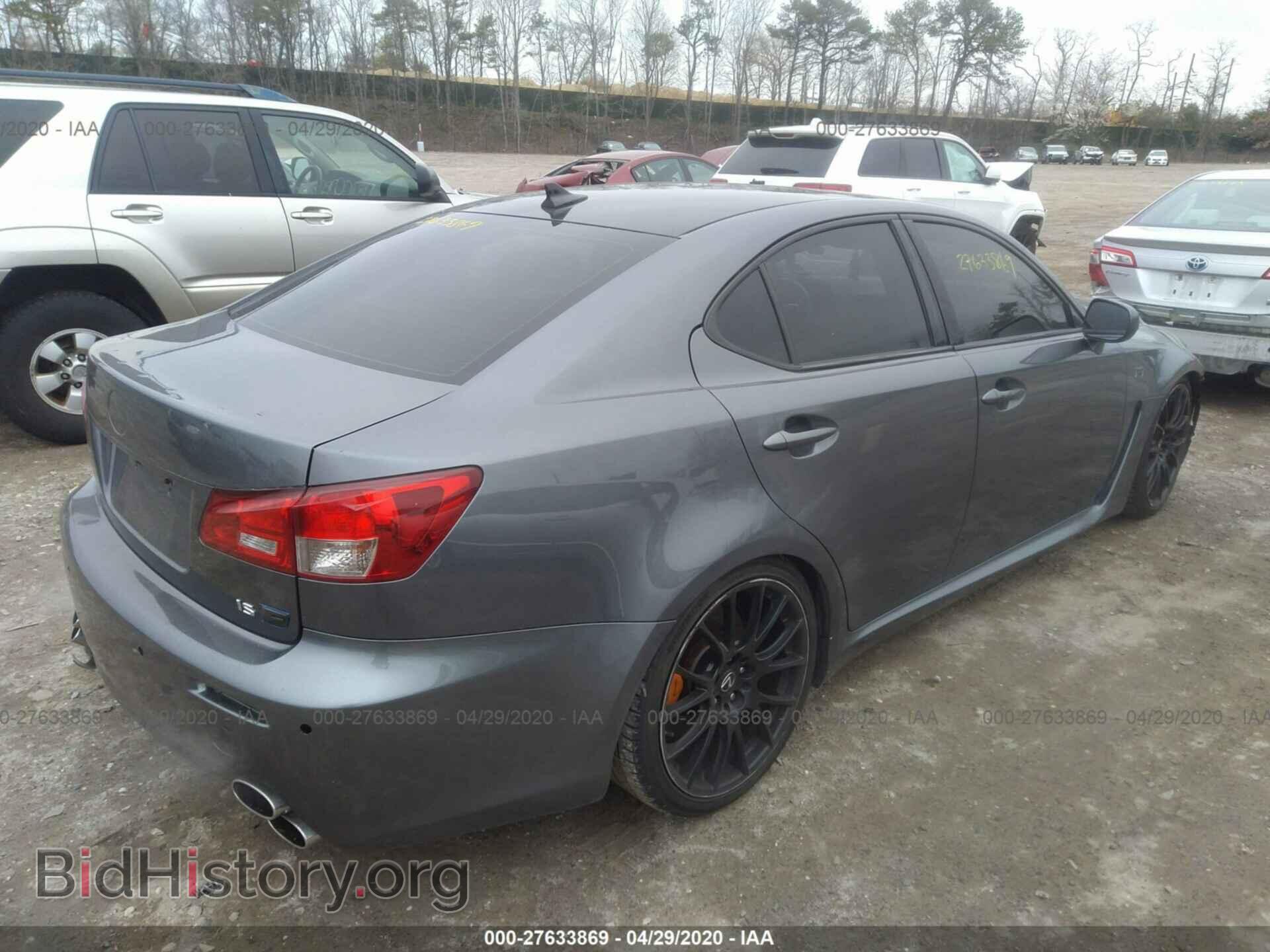 2012 LEXUS IS - VIN: JTHBP5C24C5010695 - Фото 4