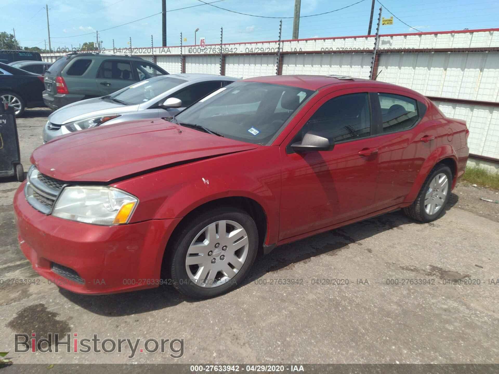 2012 DODGE AVENGER - VIN: 1C3CDZAB4CN126136 - Фото 2