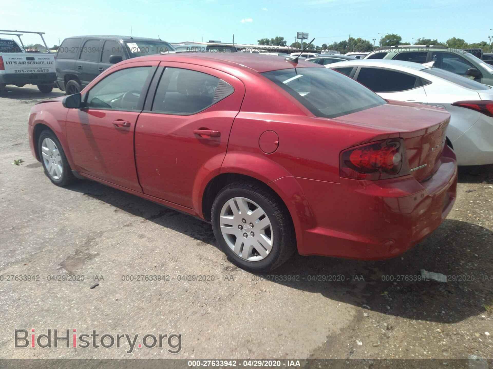 2012 DODGE AVENGER - VIN: 1C3CDZAB4CN126136 - Фото 3