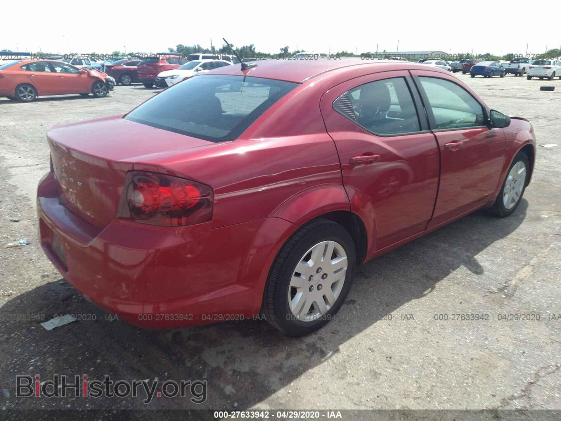 2012 DODGE AVENGER - VIN: 1C3CDZAB4CN126136 - Фото 4