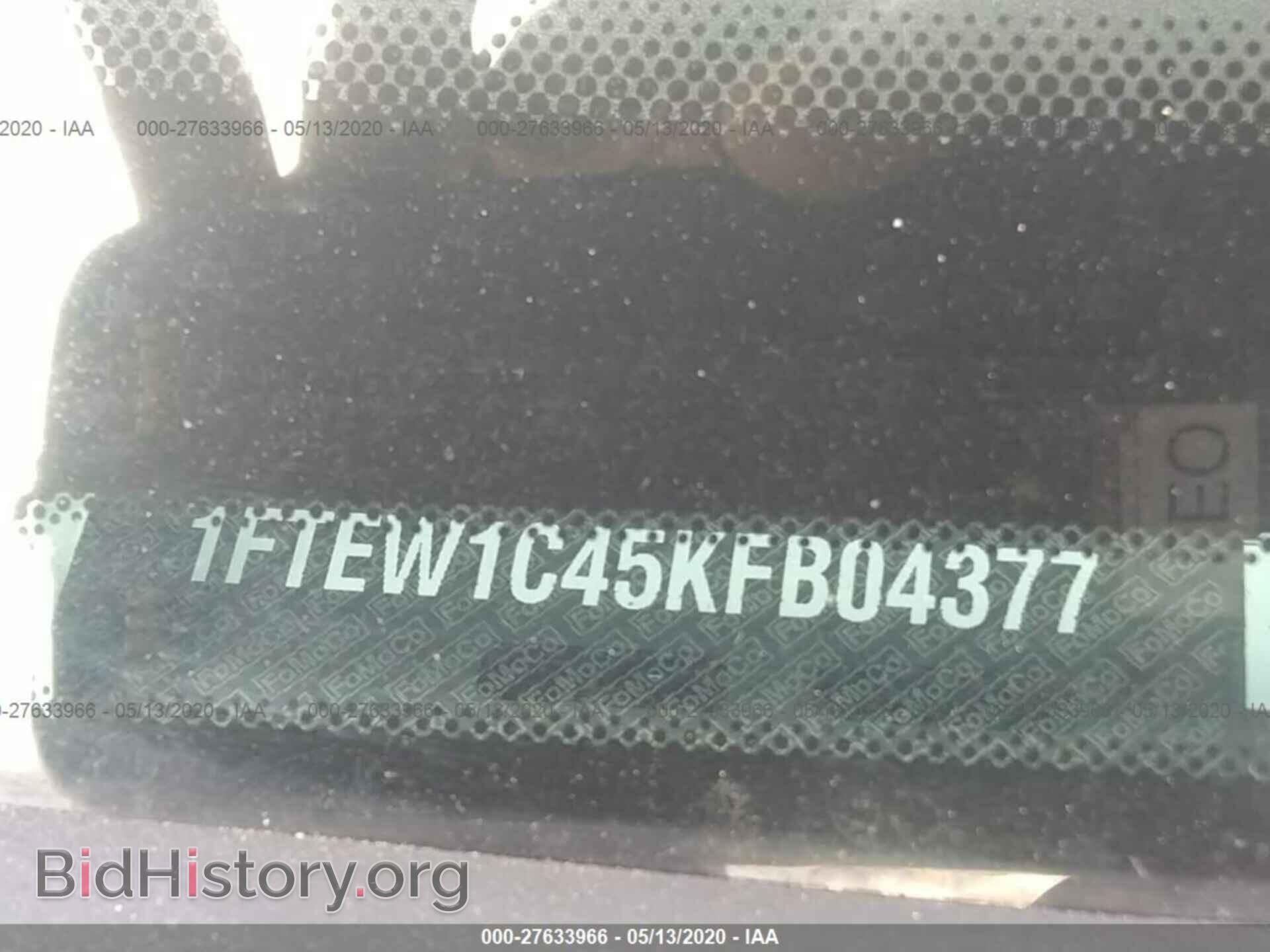 2019 FORD F150 - VIN: 1FTEW1C45KFB04377 - Фото 9