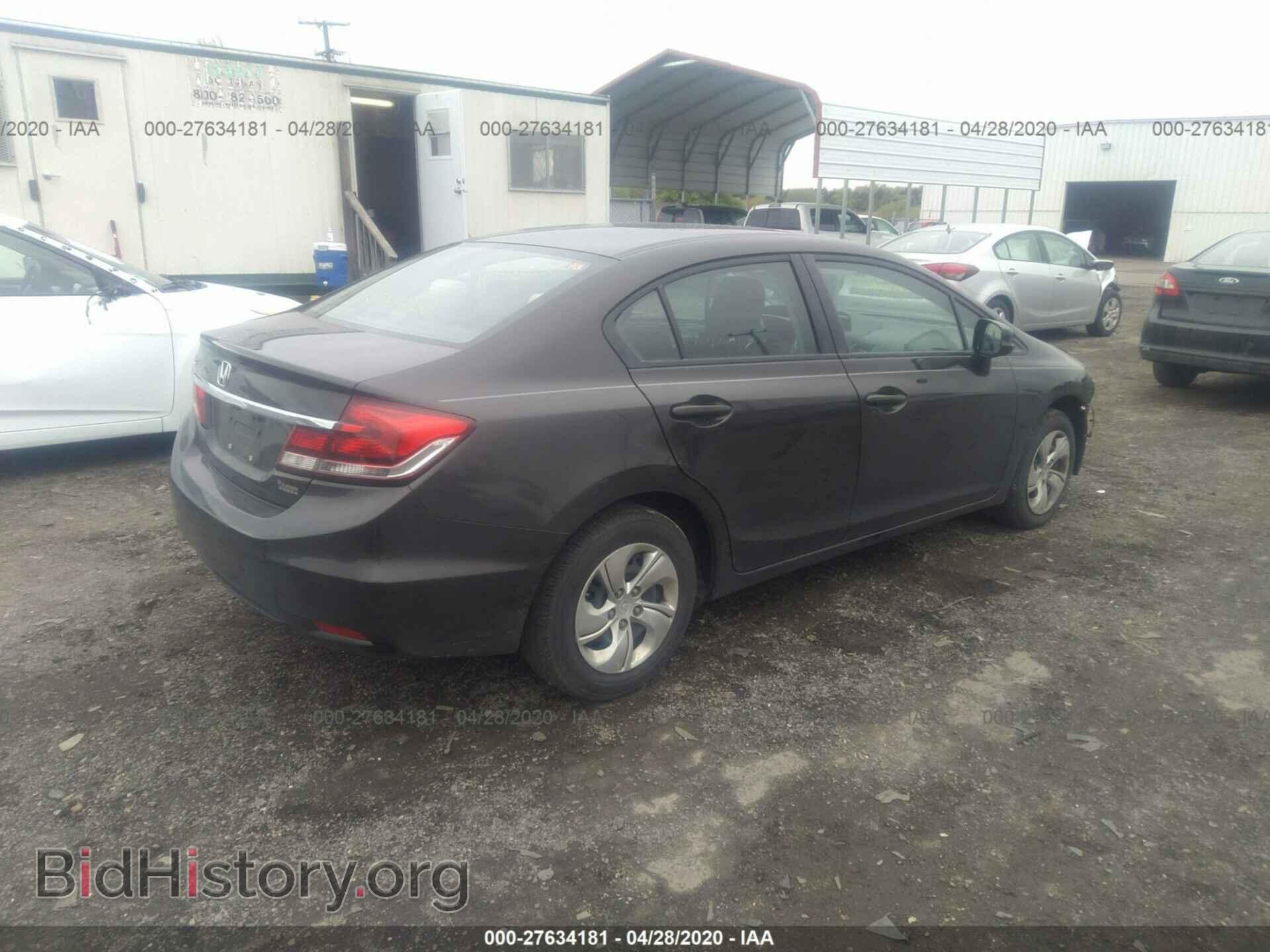 2013 HONDA CIVIC - VIN: 2HGFB2F52DH509786 - Фото 4