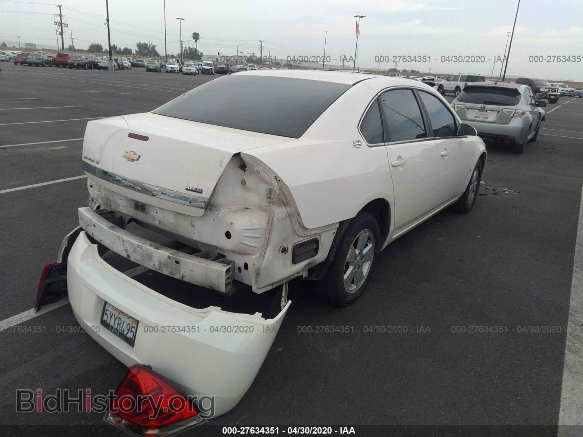 2008 CHEVROLET IMPALA - VIN: 2G1WT55K781248621 - Фото 4