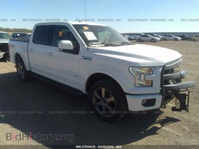 2015 Ford F150 SUPERCREW, white — VIN 1FTEW1EG2FFA68774, IAAI