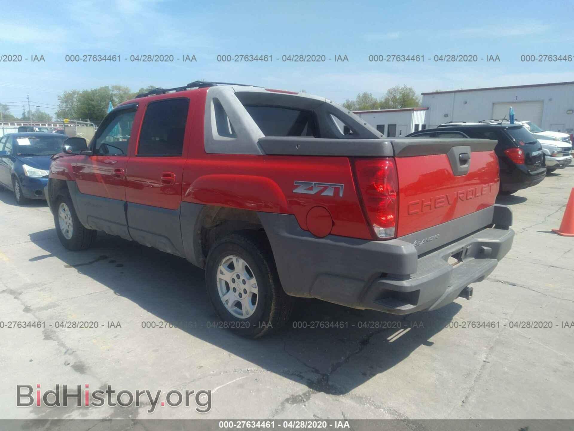 2002 CHEVROLET AVALANCHE - VIN: 3GNEK13T92G199406 - Фото 3