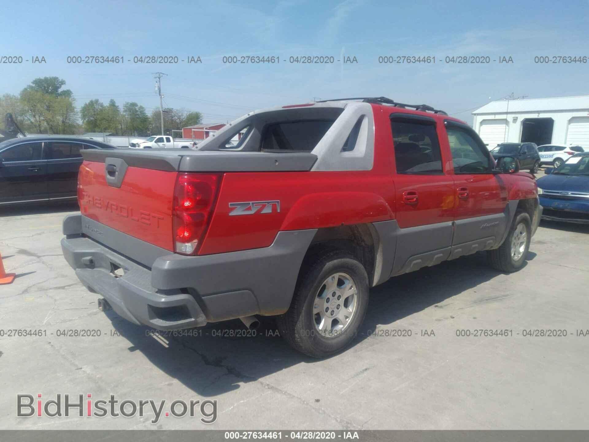 2002 CHEVROLET AVALANCHE - VIN: 3GNEK13T92G199406 - Фото 4