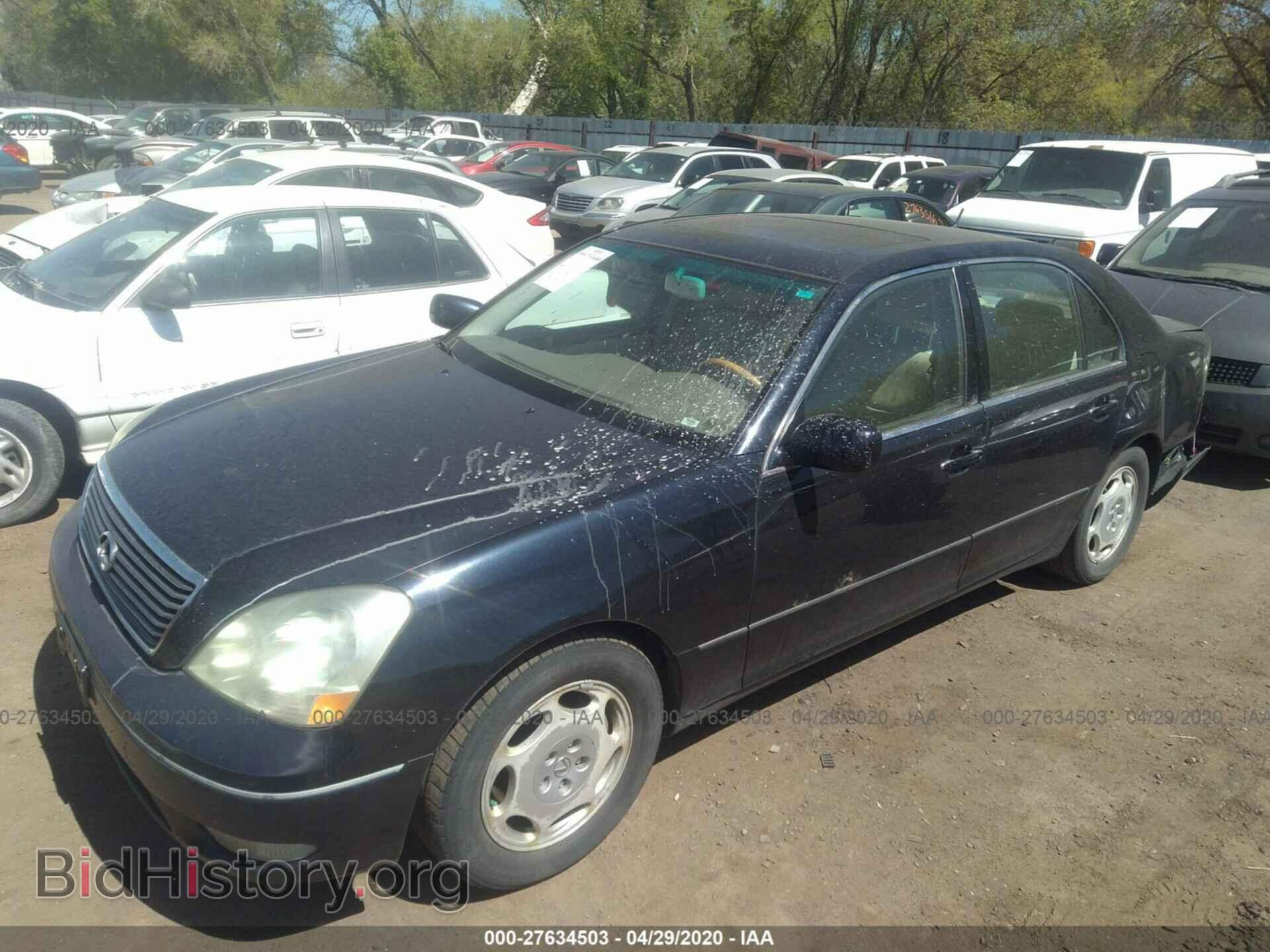 2001 LEXUS LS - VIN: JTHBN30F510017392 - Фото 2