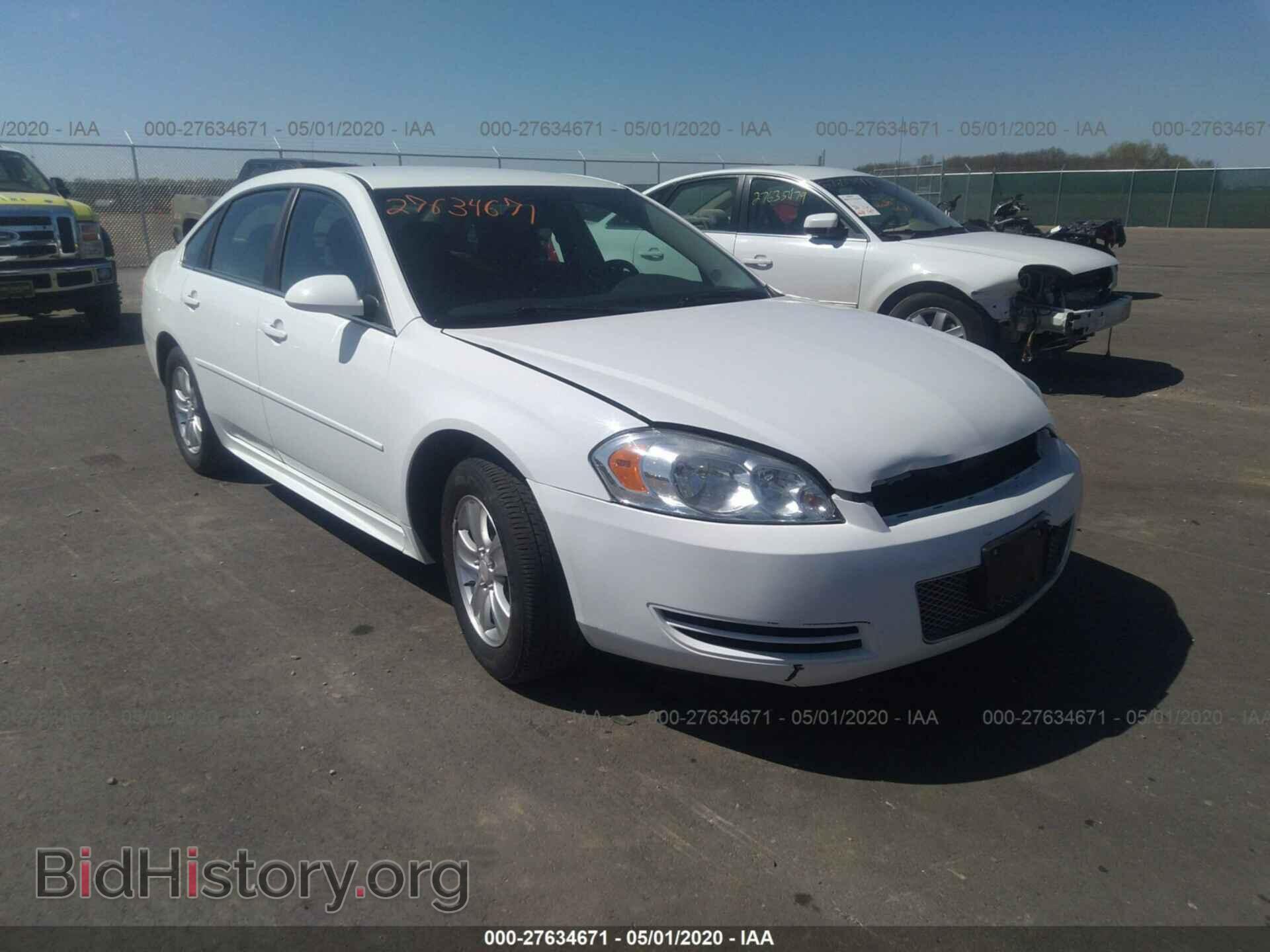 Фотография 2G1WF5E35C1214122 - CHEVROLET IMPALA 2012