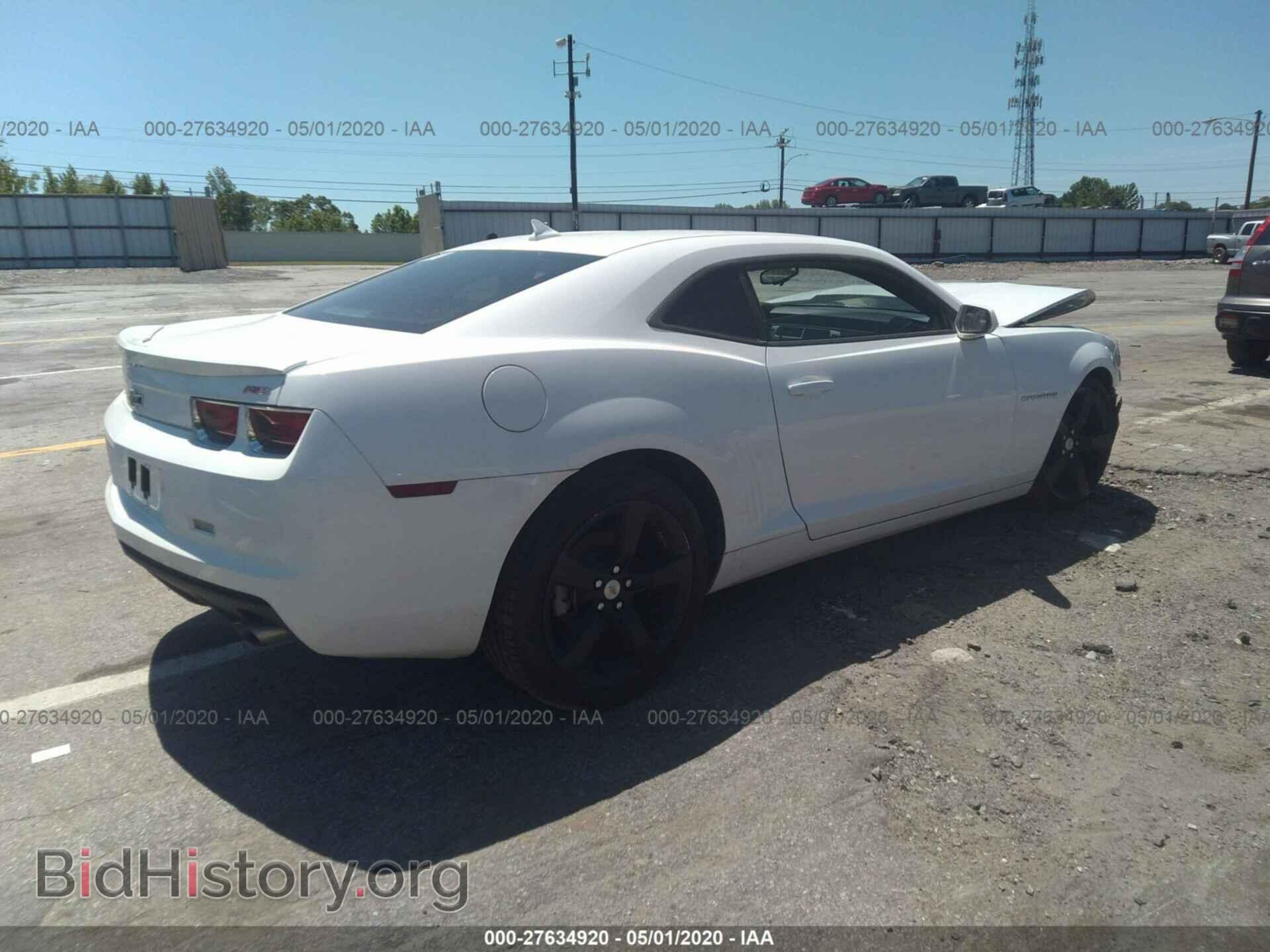 2012 CHEVROLET CAMARO - VIN: 2G1FB1E36C9148363 - Фото 4