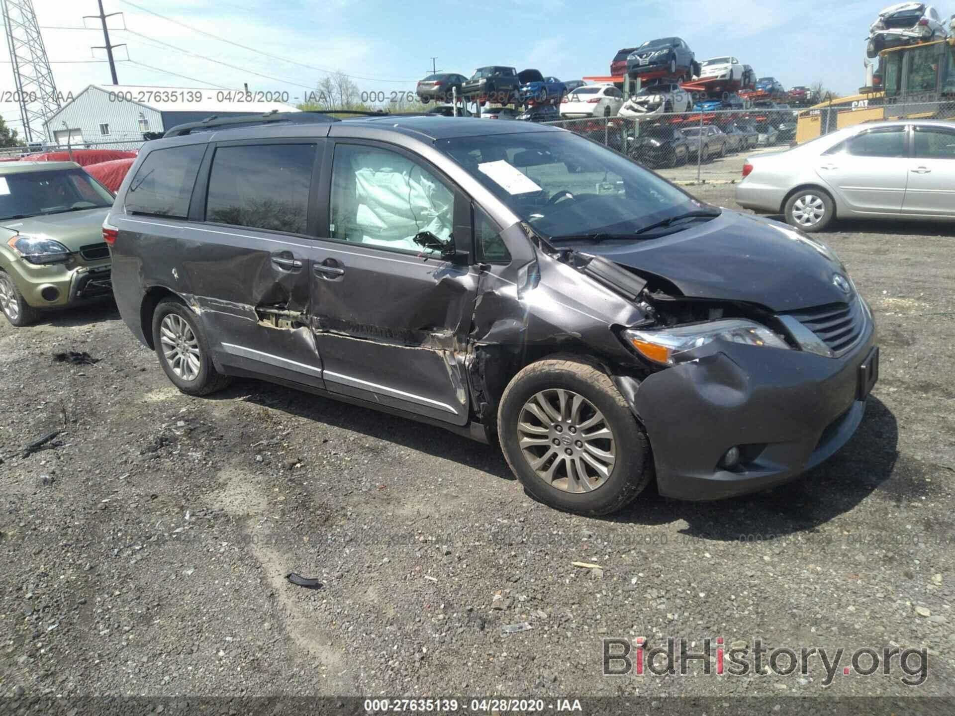 Photo 5TDYK3DC6FS607643 - TOYOTA SIENNA 2015