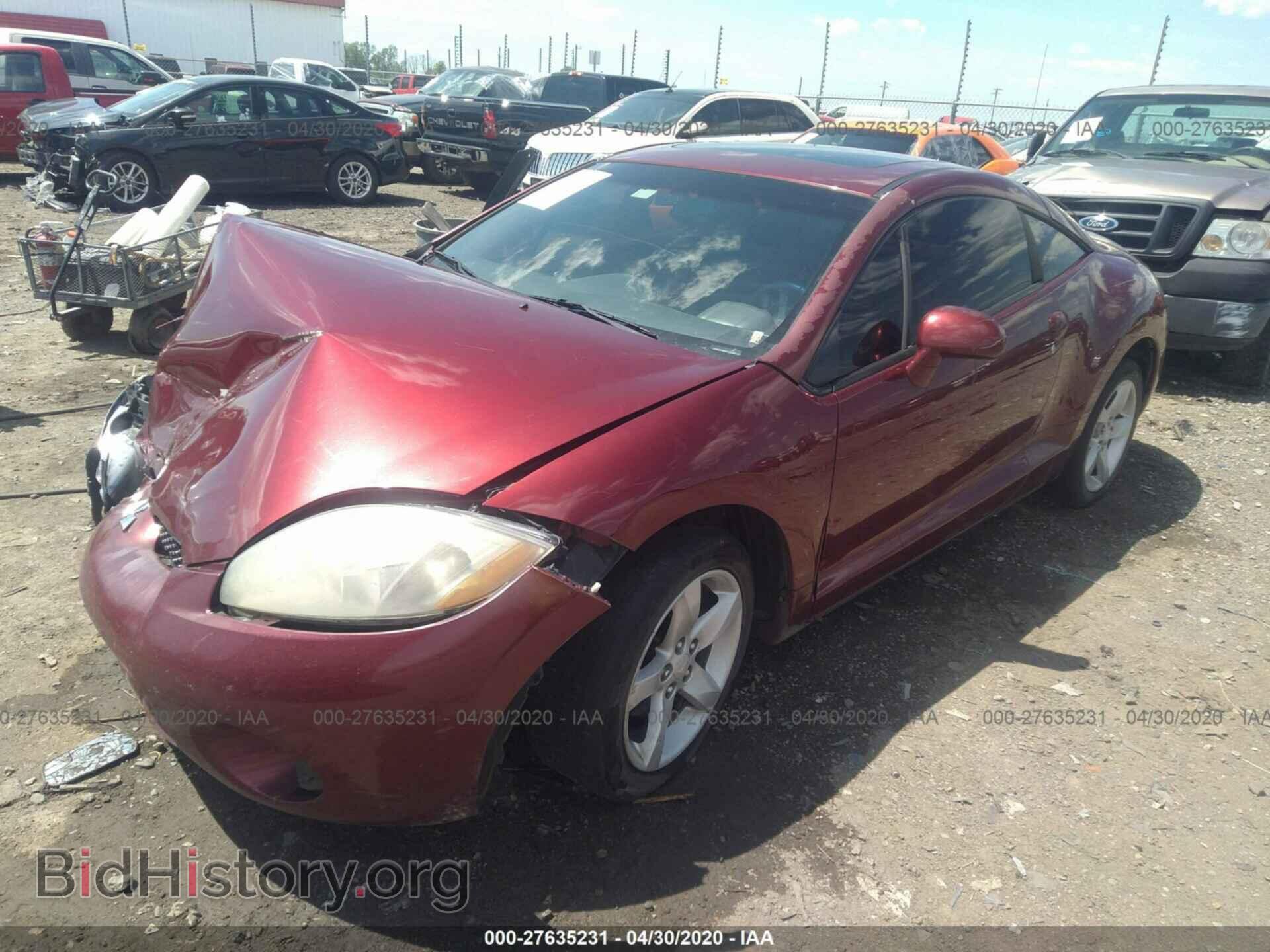 2006 Mitsubishi Eclipse - VIN: 4A3AK24F76B058673 - Фото 2