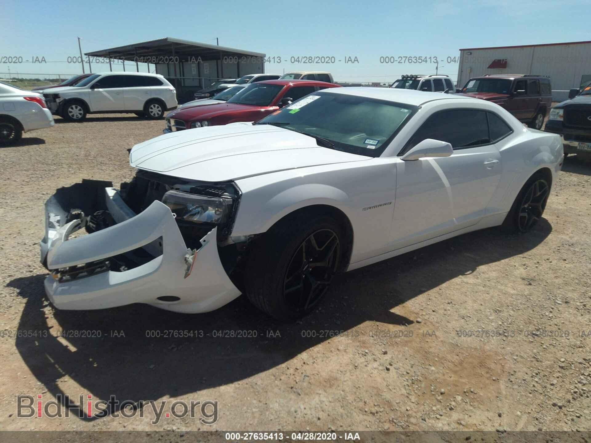2014 CHEVROLET CAMARO - VIN: 2G1FA1E33E9315865 - Фото 2