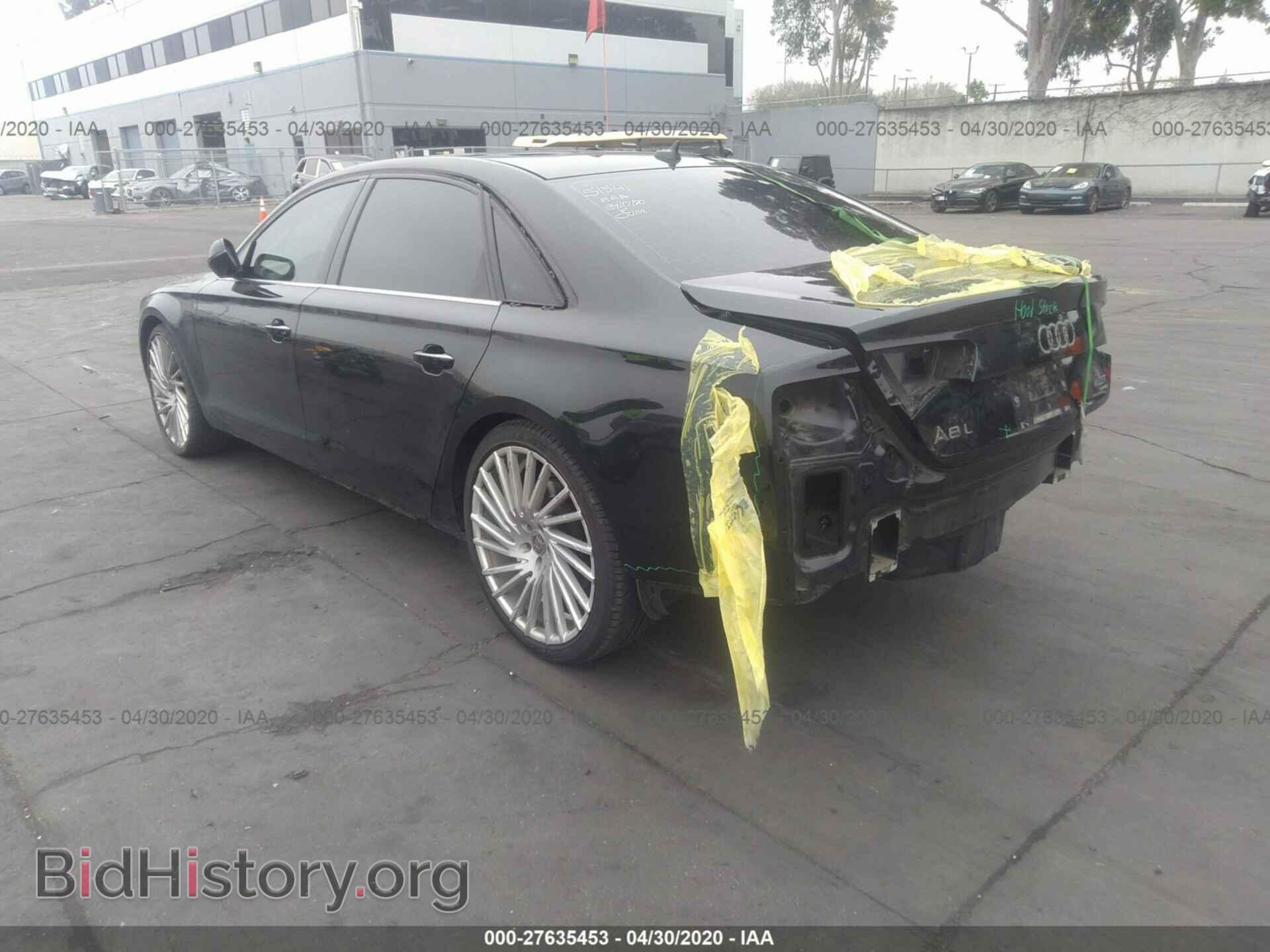2014 AUDI A8 - VIN: WAUR2AFD9EN002712 - Фото 3