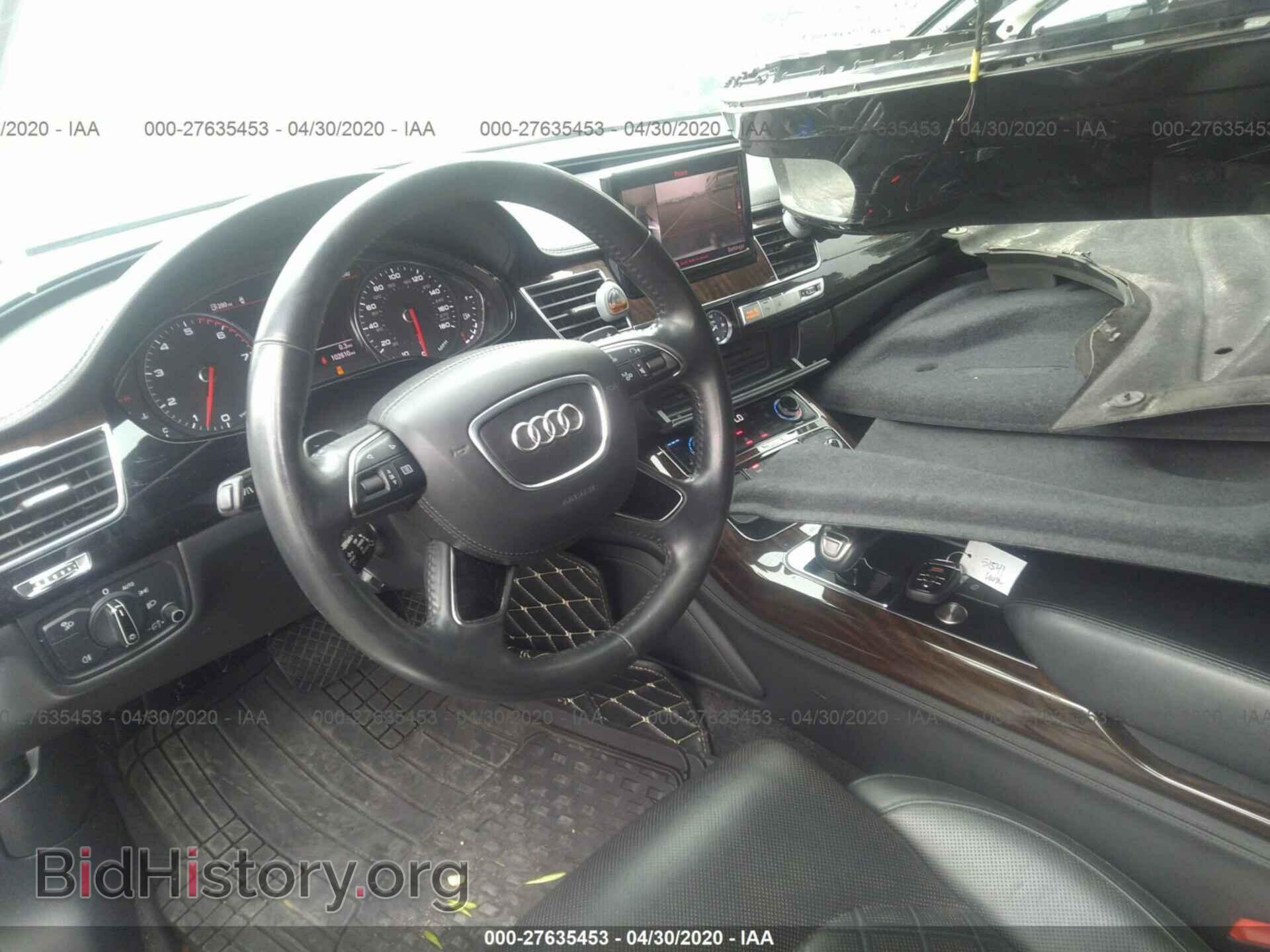 2014 AUDI A8 - VIN: WAUR2AFD9EN002712 - Фото 5